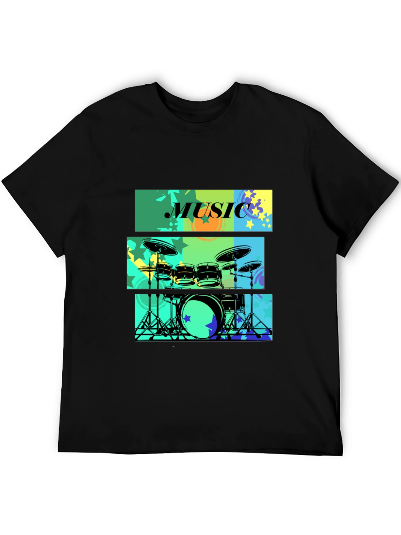 Music Drums T-Shirt - Stylish Graphic Tee
