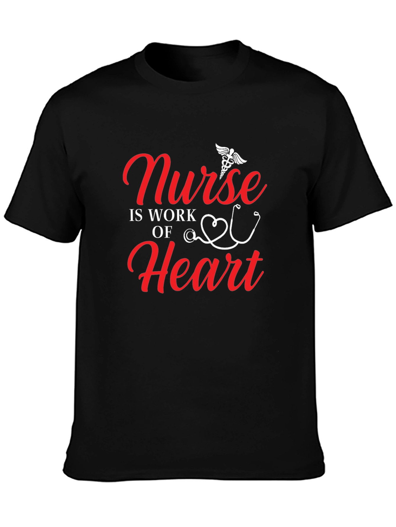 Nurse Heart Work T-Shirt