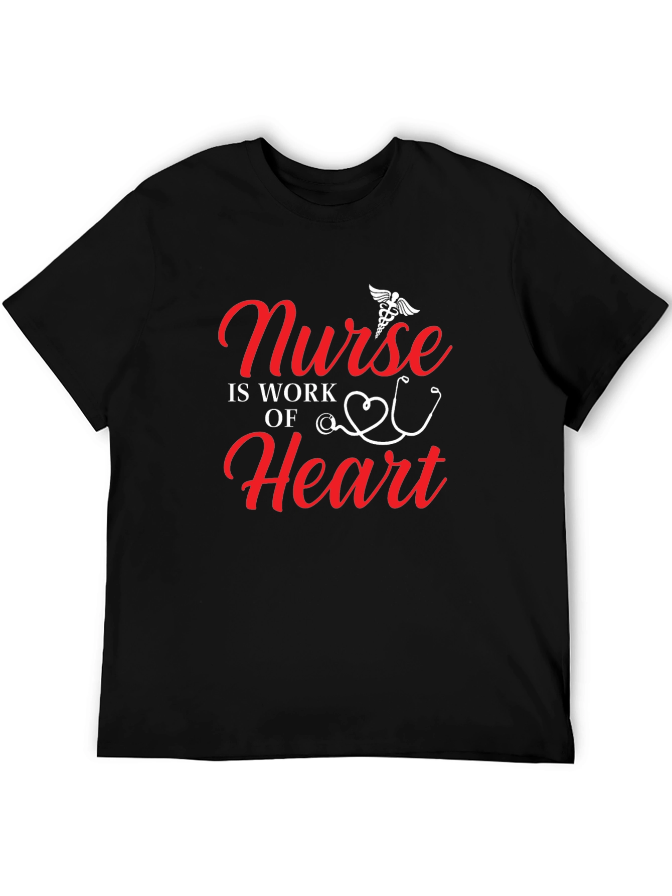 Nurse Heart Work T-Shirt