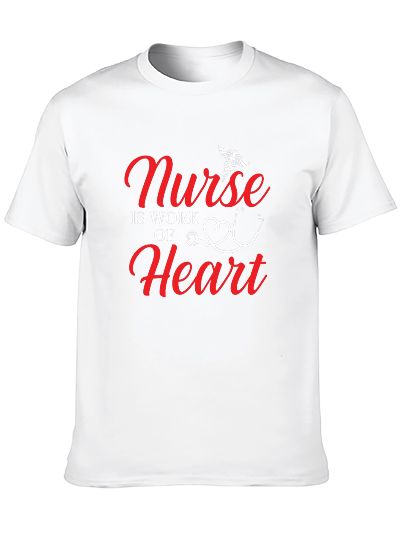 Nurse Heart Work T-Shirt