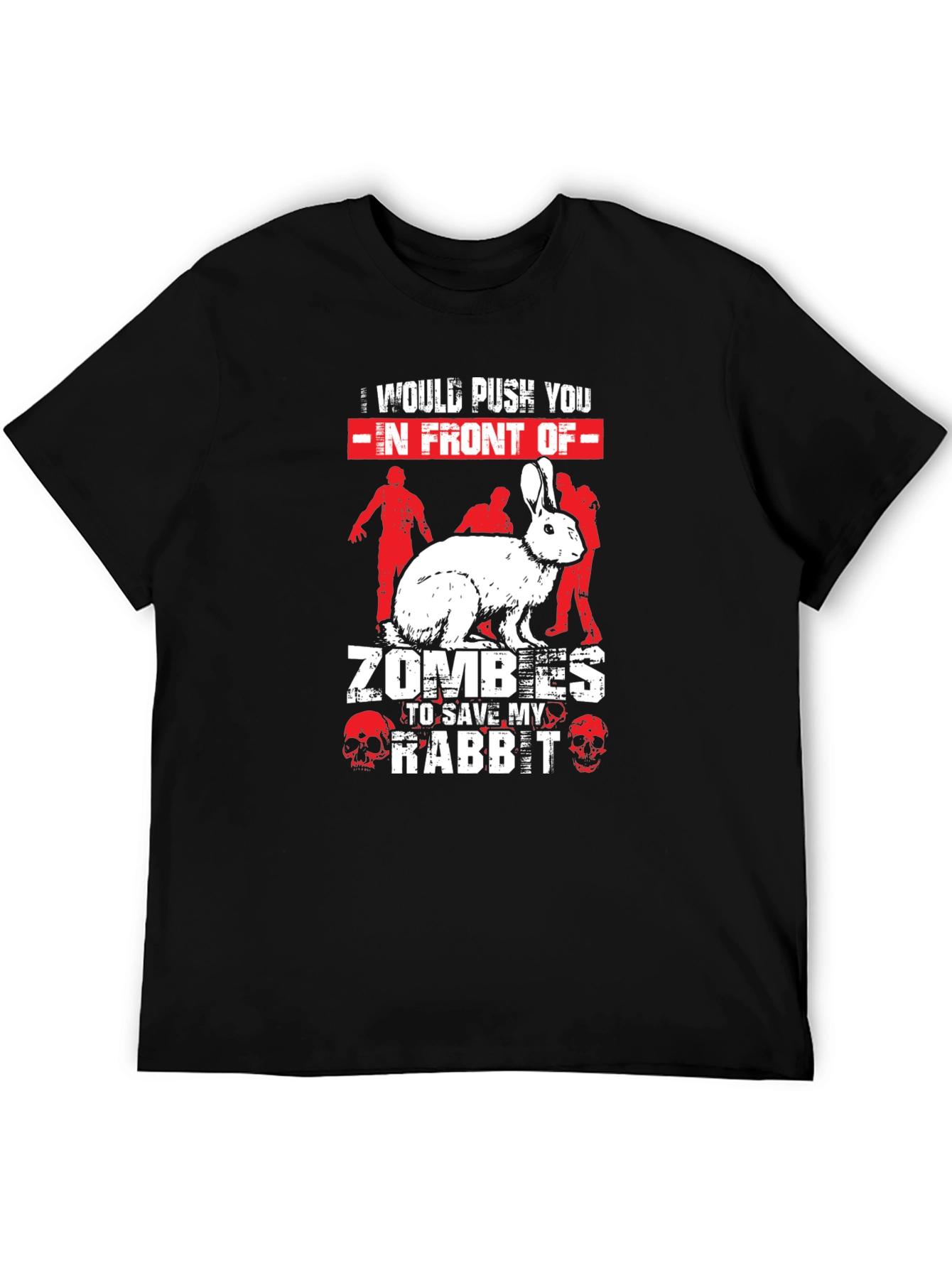 Zombie Rabbit Graphic Tee - Save My Rabbit!