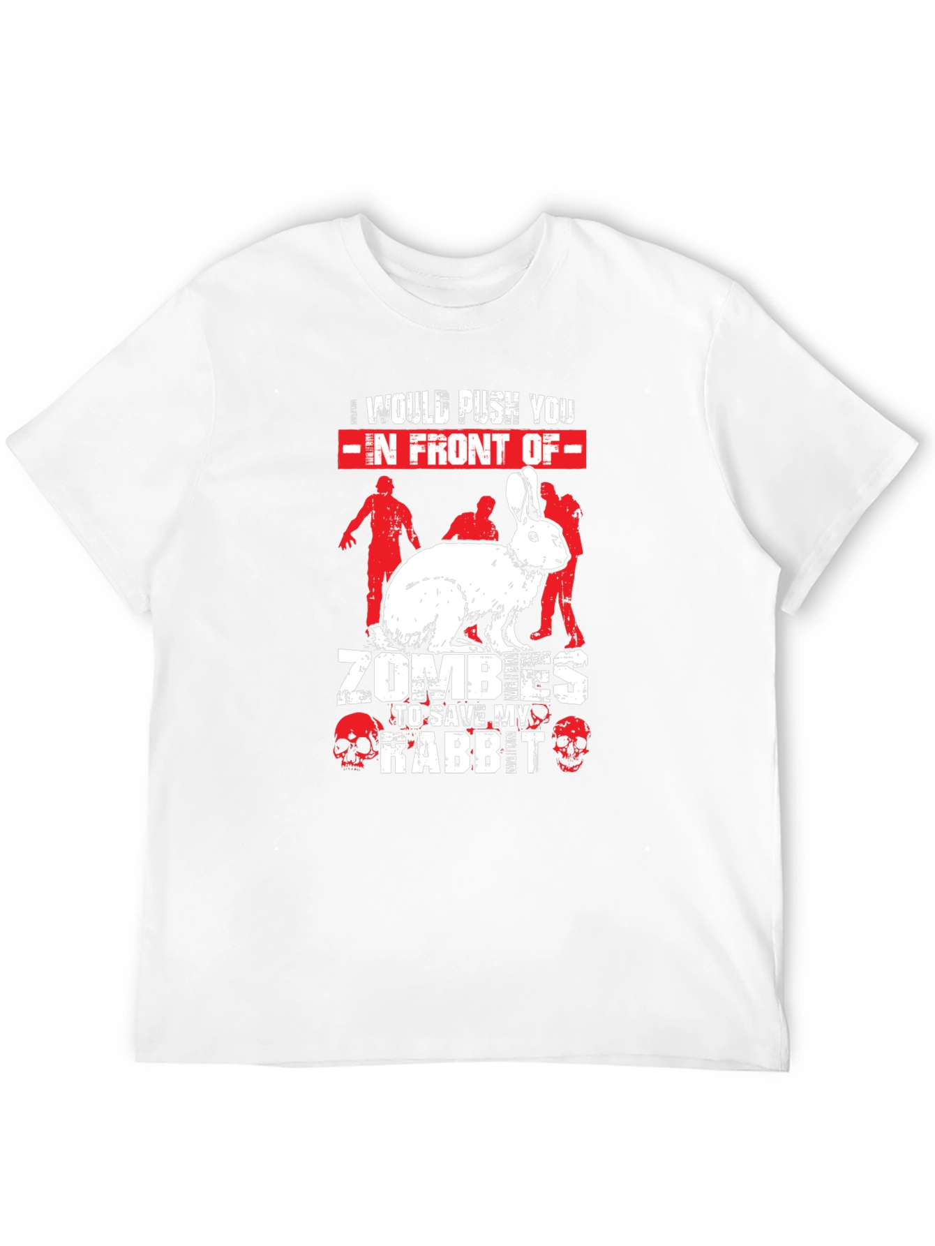 Zombie Rabbit Graphic Tee - Save My Rabbit!