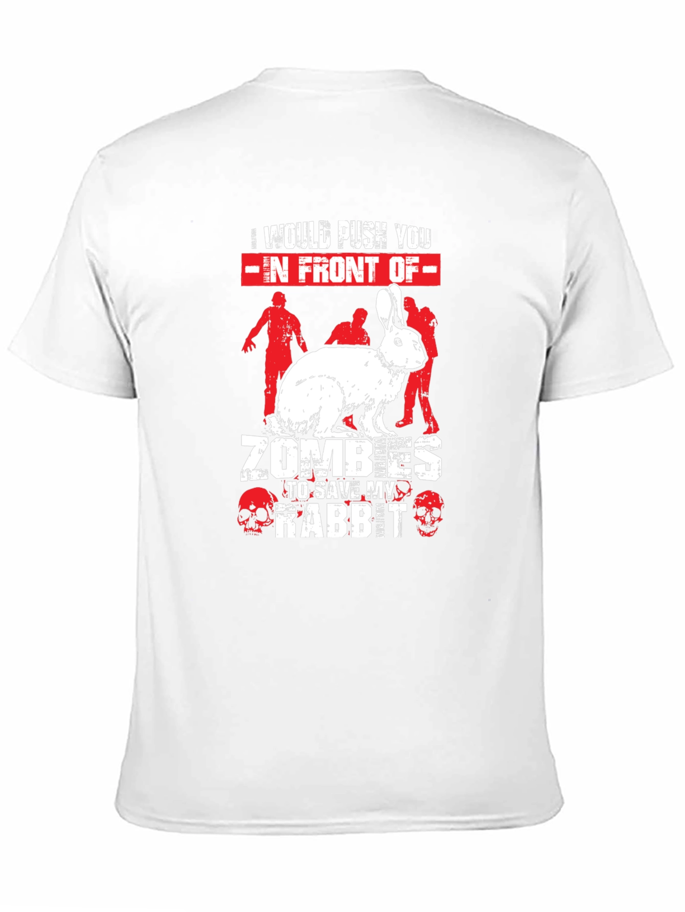 Zombie Rabbit Graphic Tee - Save My Rabbit!