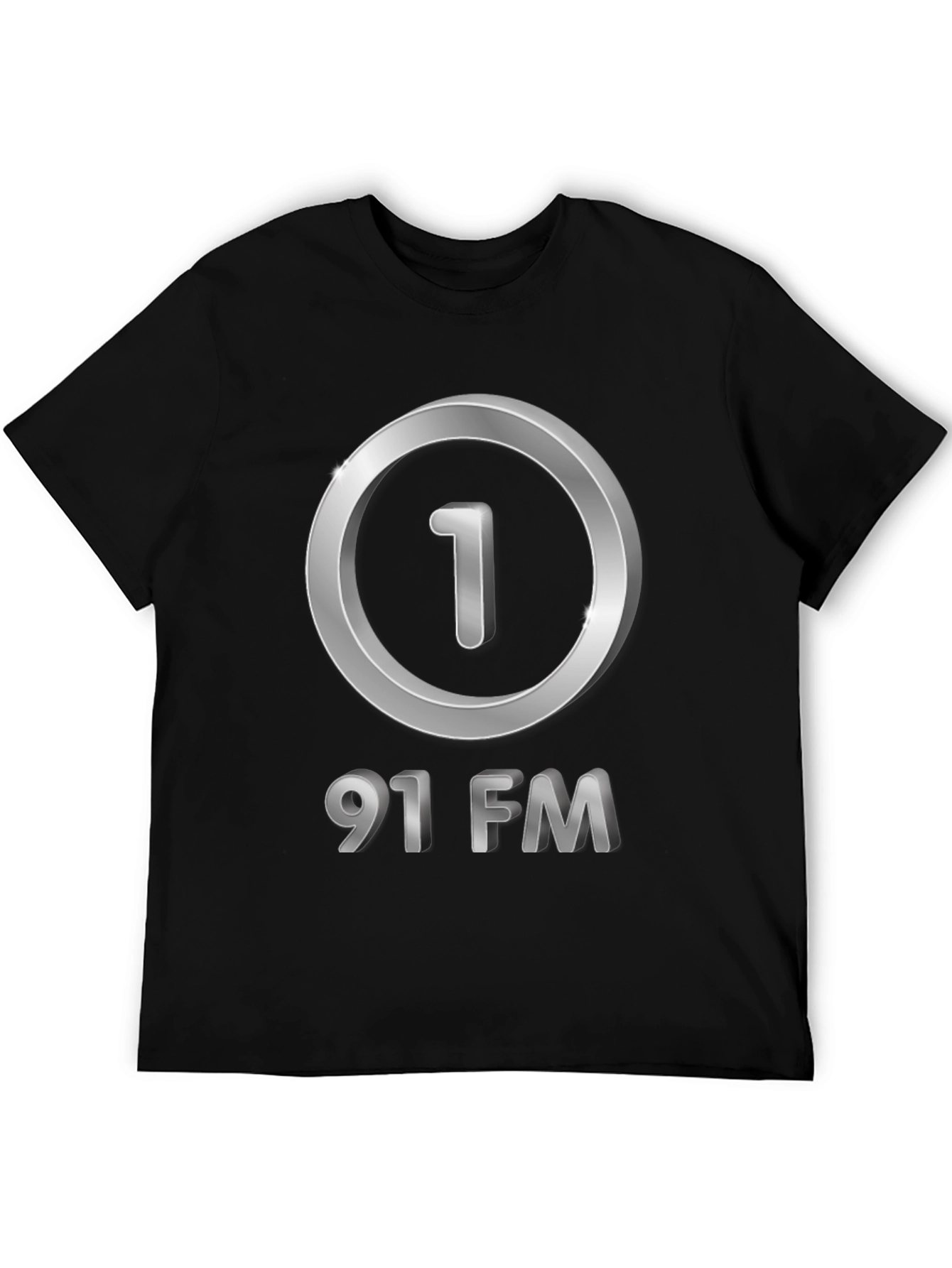 91 FM Graphic T-Shirt - Black