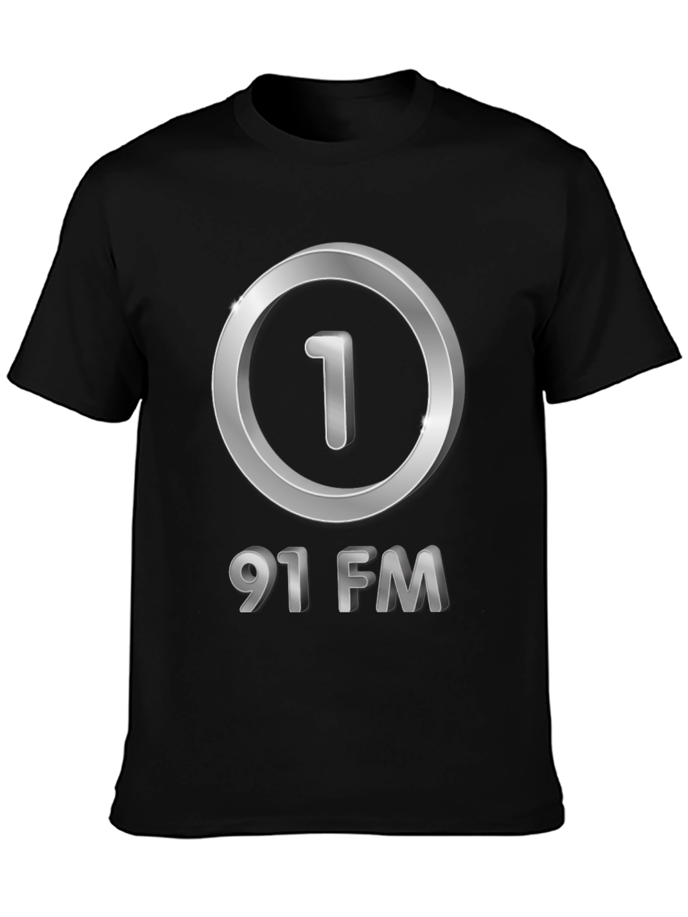 91 FM Graphic T-Shirt - Black