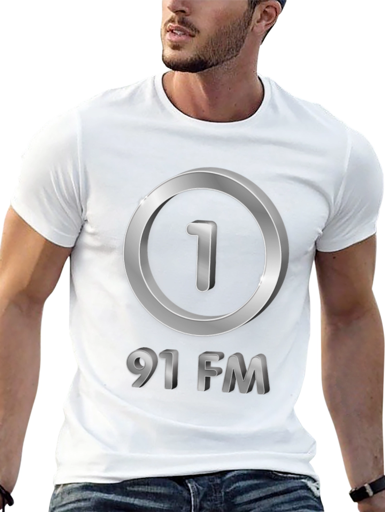 91 FM Graphic T-Shirt - Black