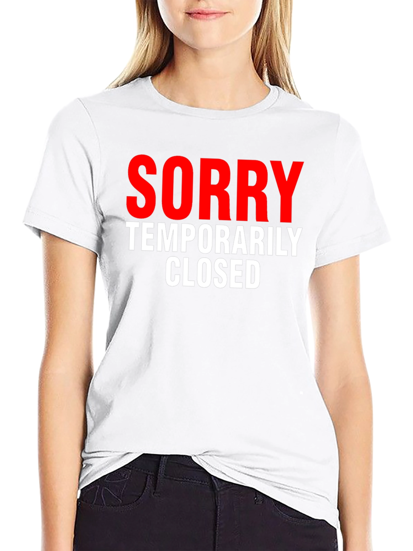 Sorry Temporarily Closed Graphic Tee