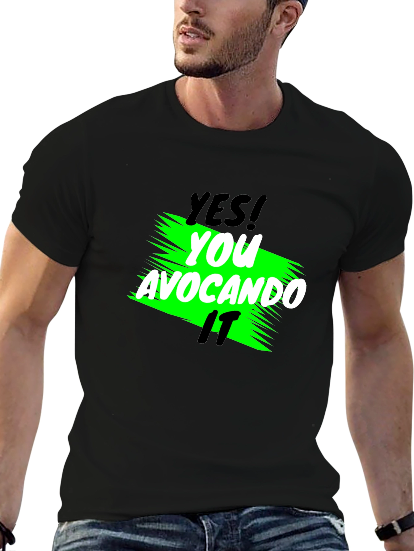 Yes! You Avocando It Black T-Shirt