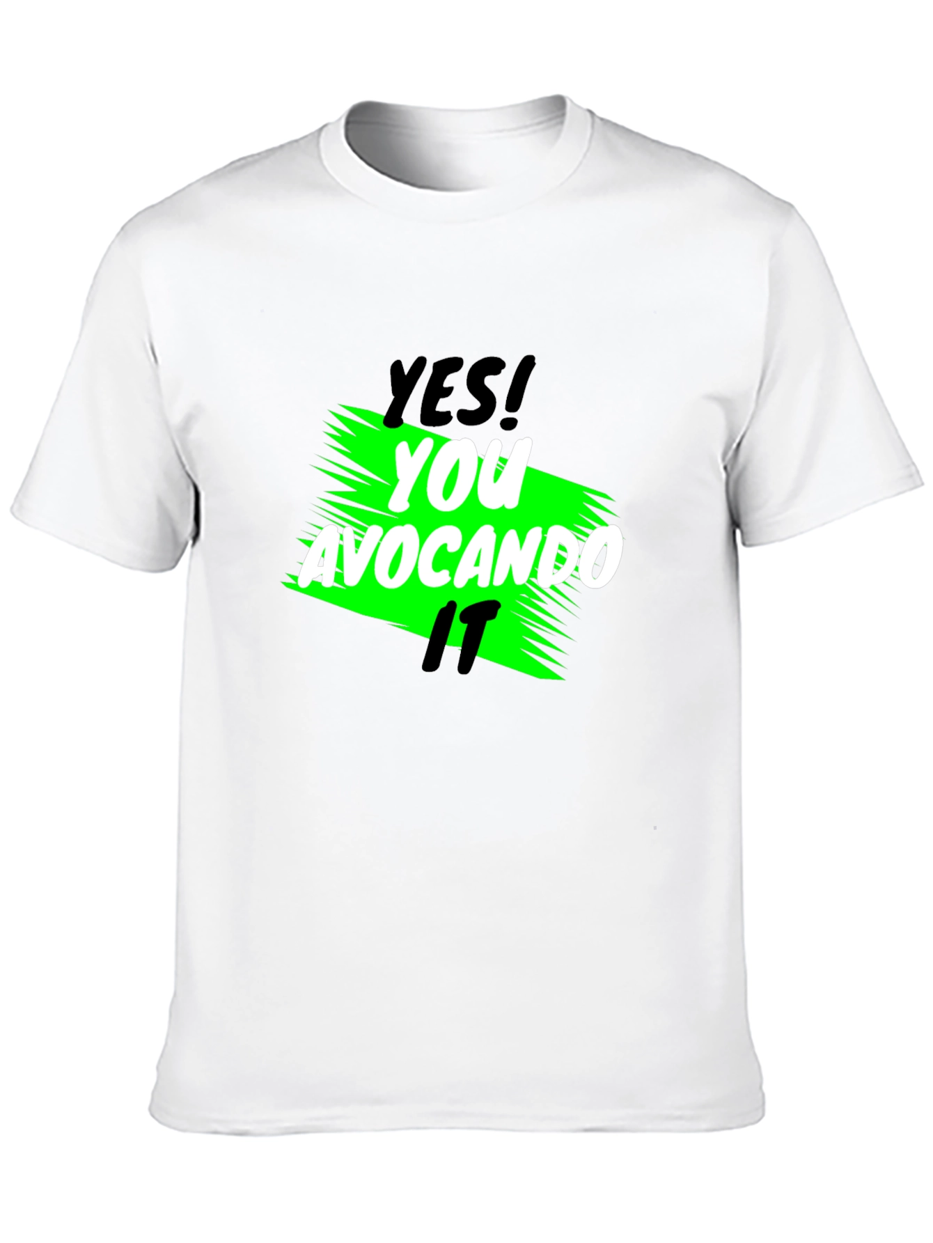 Yes! You Avocando It Black T-Shirt