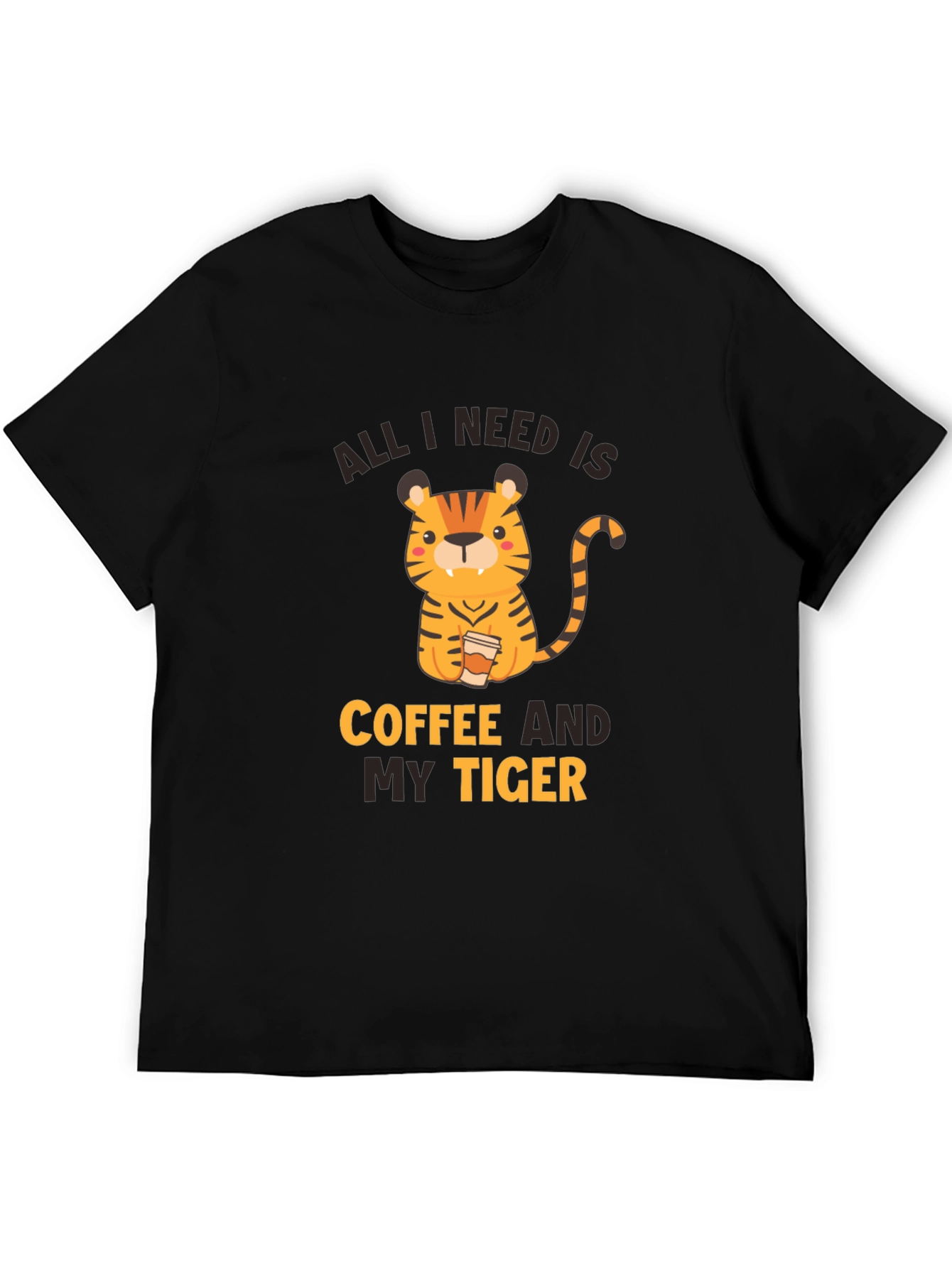 Coffee and My Tiger Graphic Tee