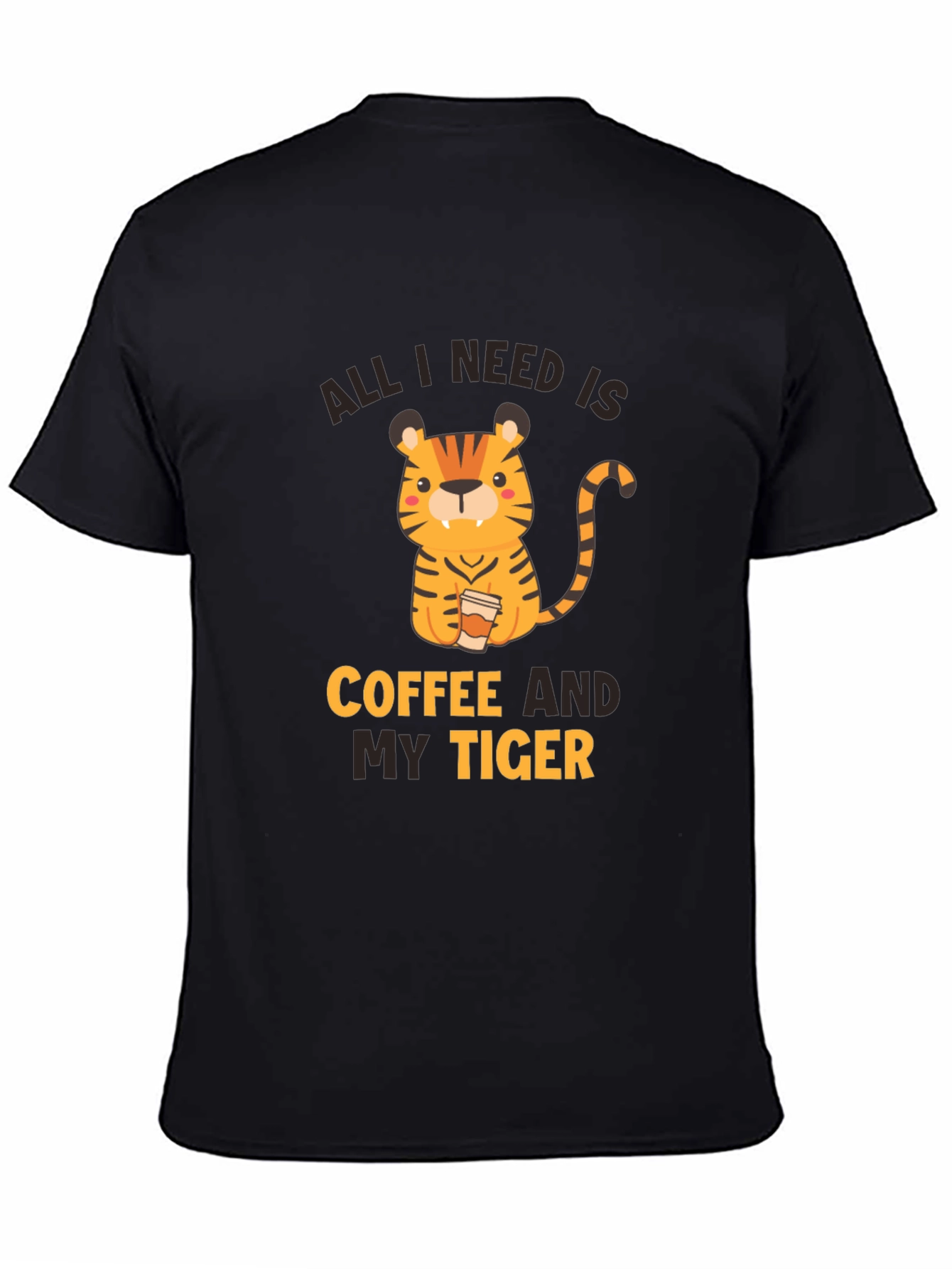 Coffee and My Tiger Graphic Tee