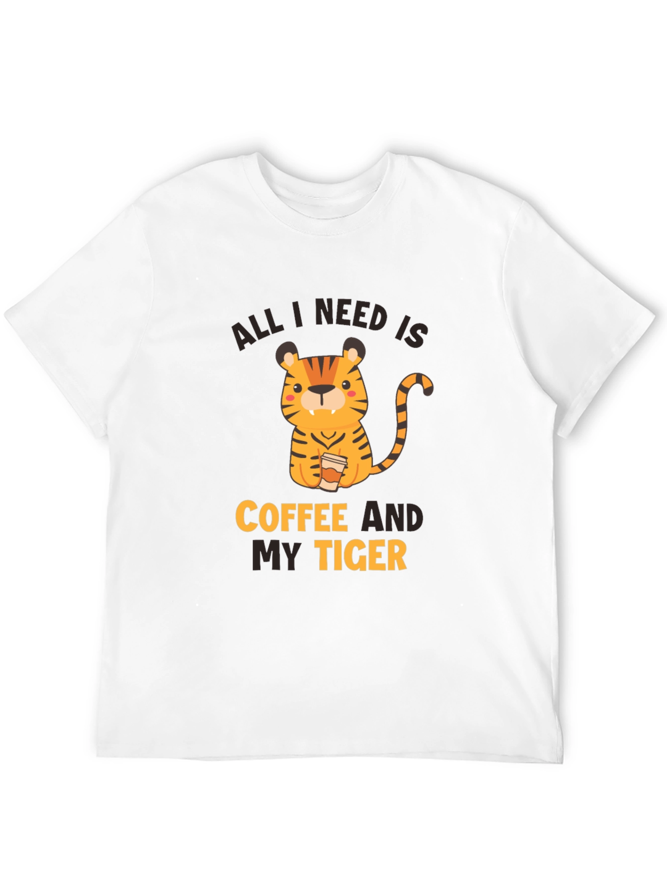 Coffee and My Tiger Graphic Tee