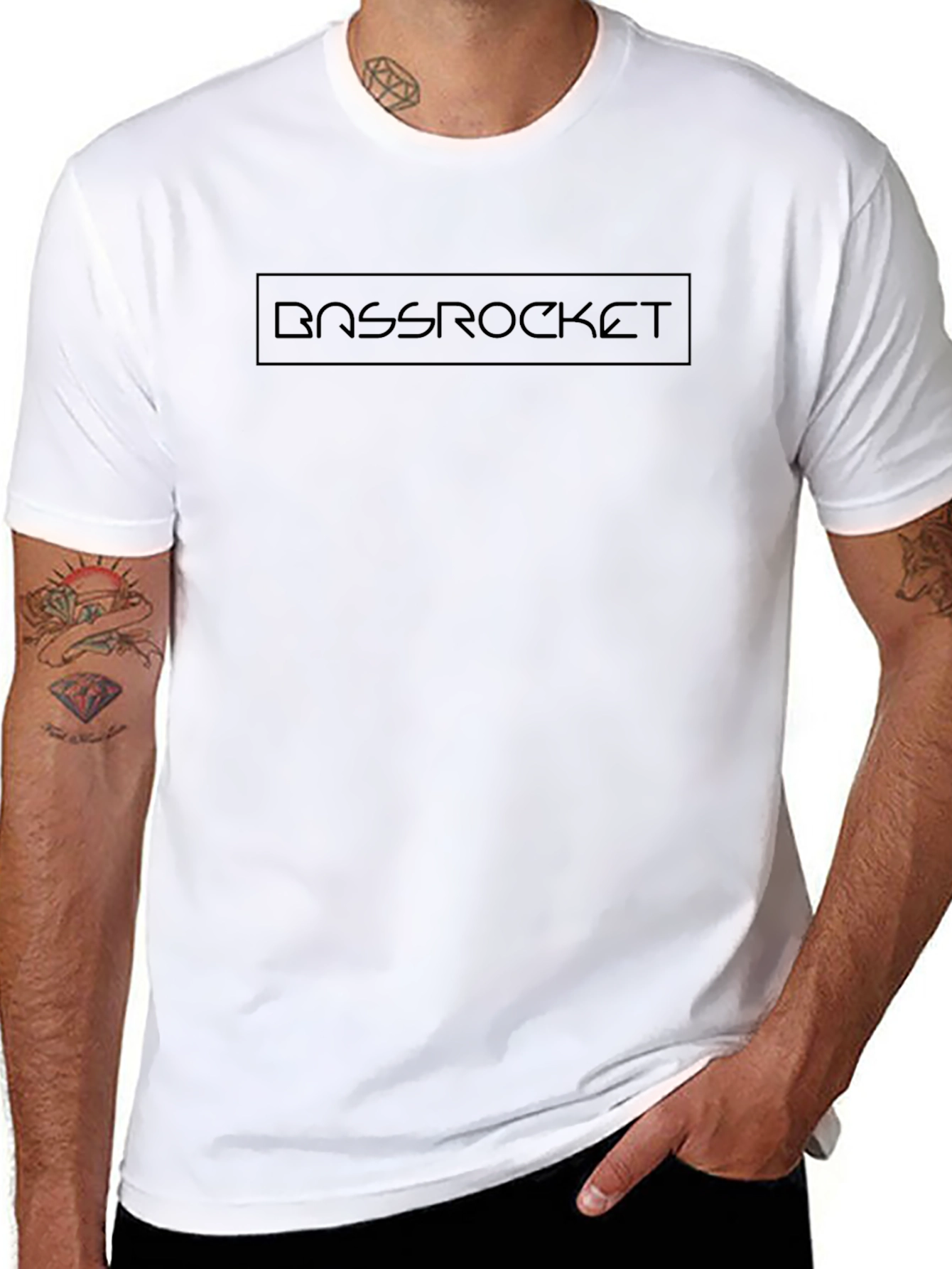 Bassrocket Graphic Black T-Shirt