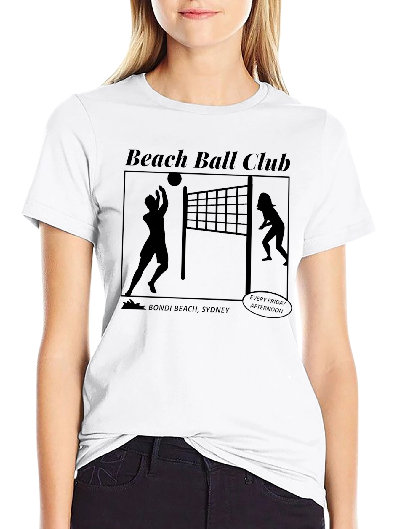 Beach Ball Club T-Shirt - Bondi Beach Volleyball