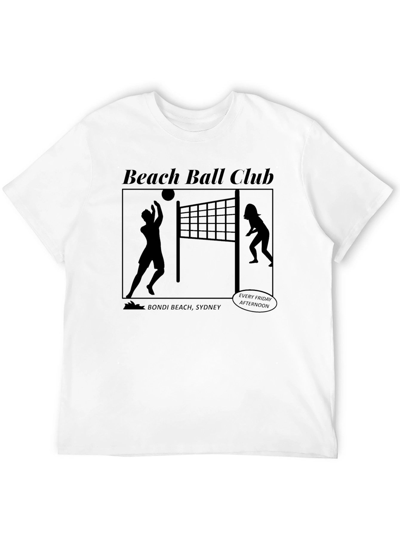 Beach Ball Club T-Shirt - Bondi Beach Volleyball