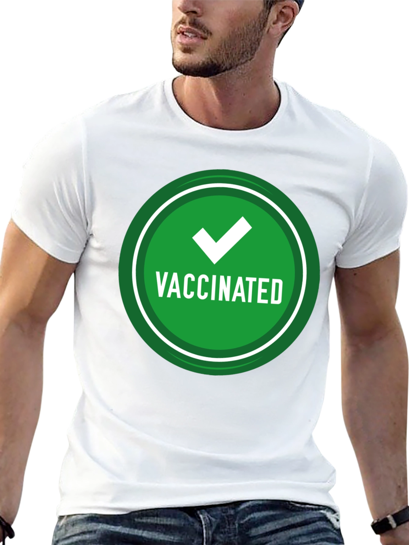 Vaccinated Graphic T-Shirt - Show Your Status!