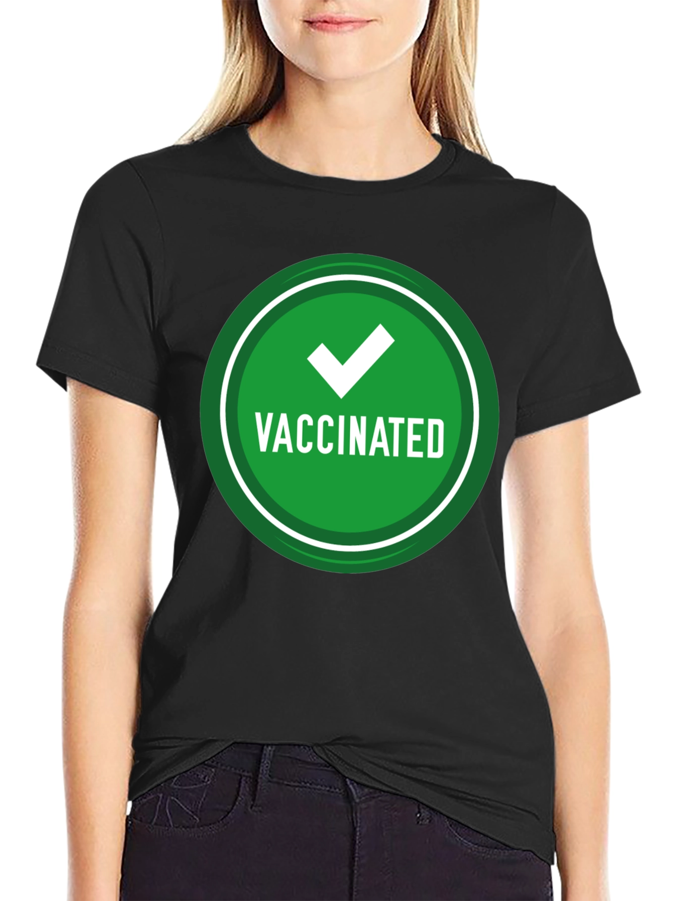 Vaccinated Graphic T-Shirt - Show Your Status!