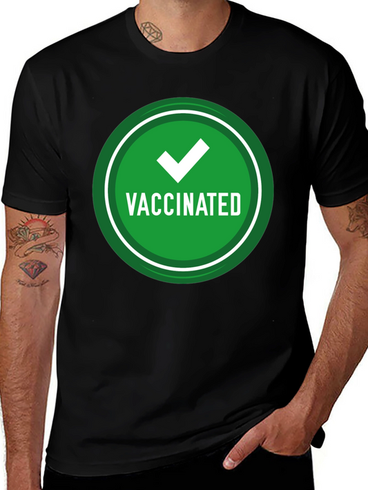 Vaccinated Graphic T-Shirt - Show Your Status!