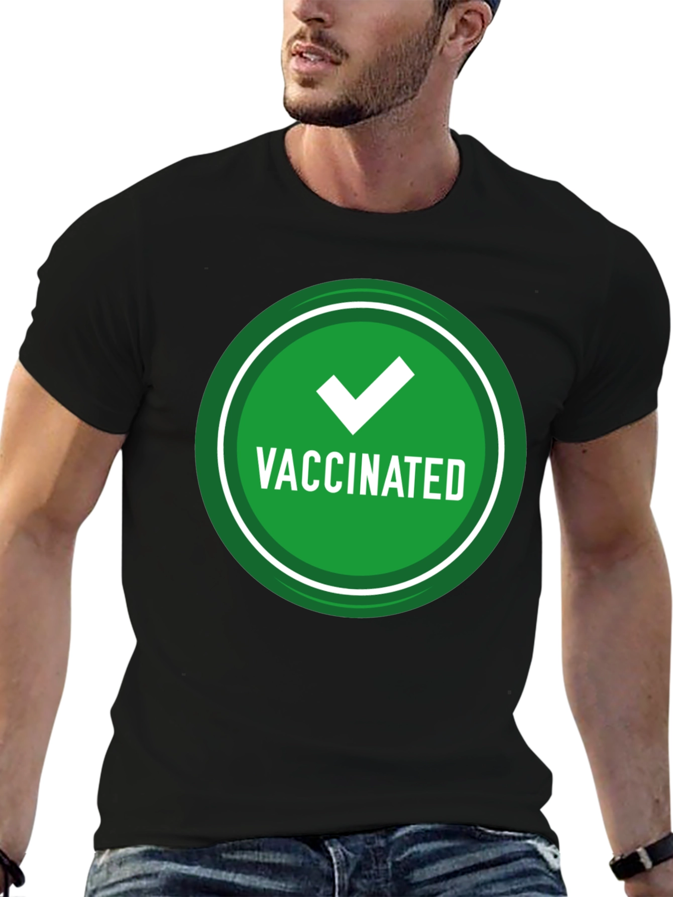 Vaccinated Graphic T-Shirt - Show Your Status!
