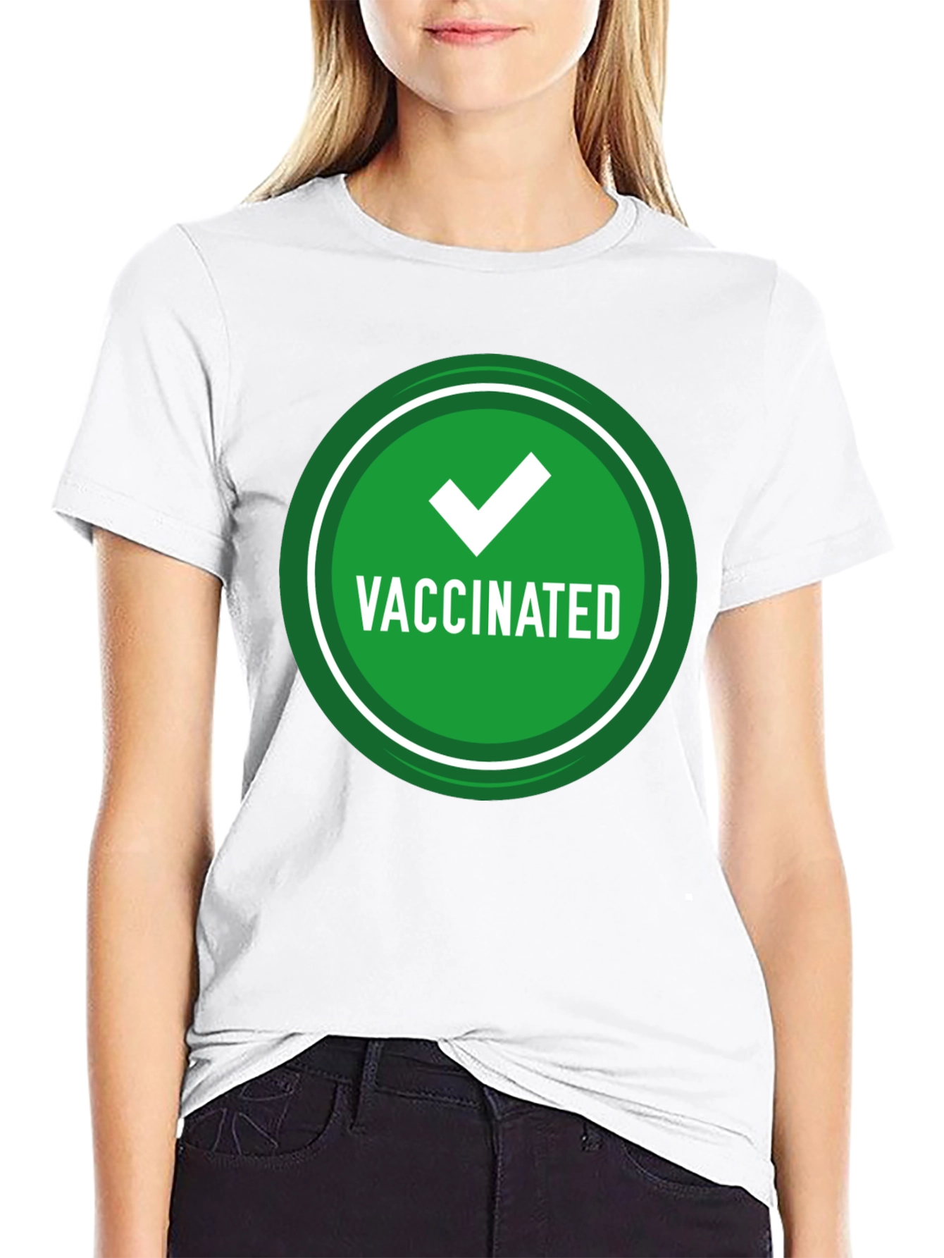 Vaccinated Graphic T-Shirt - Show Your Status!