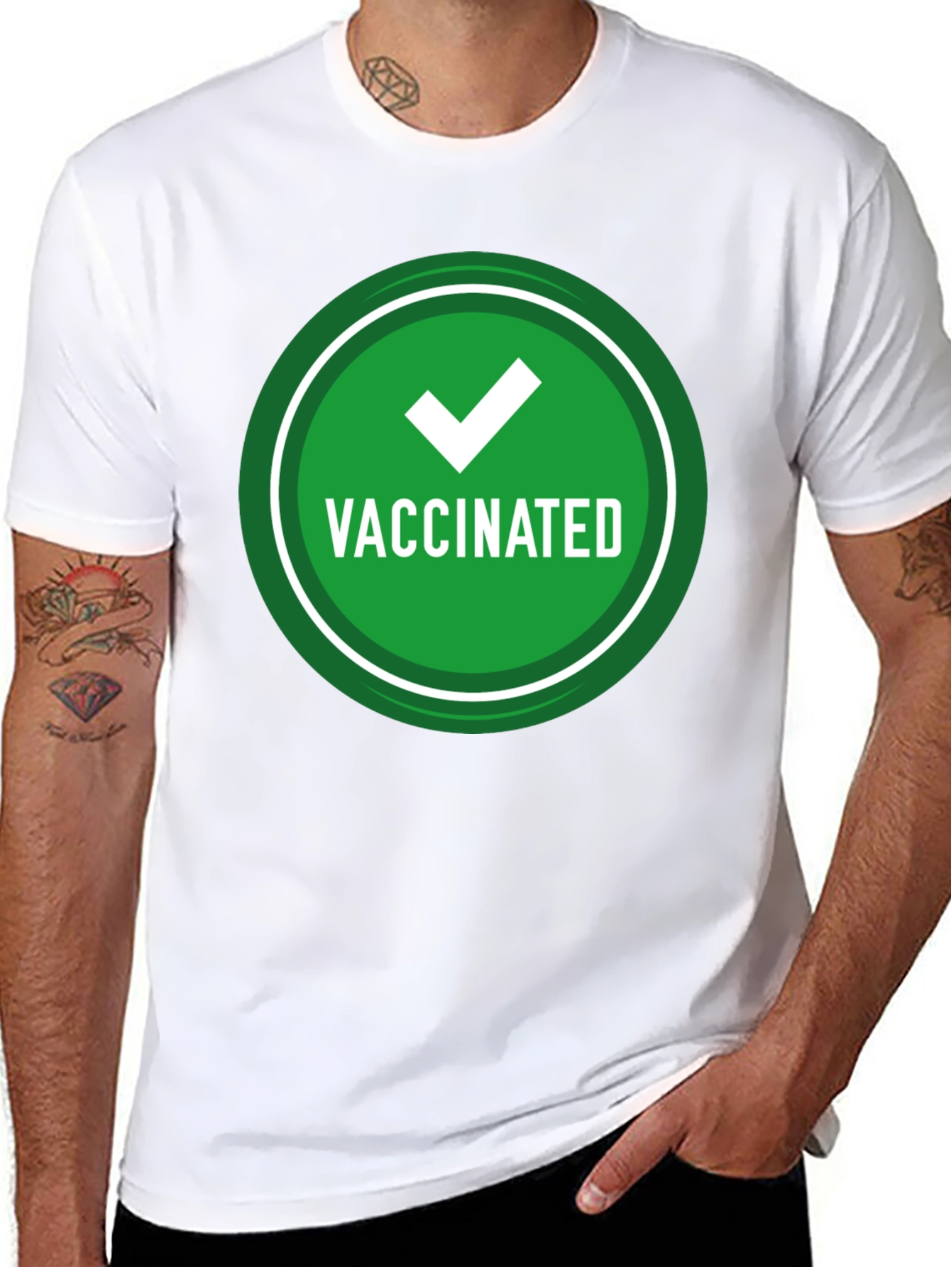 Vaccinated Graphic T-Shirt - Show Your Status!