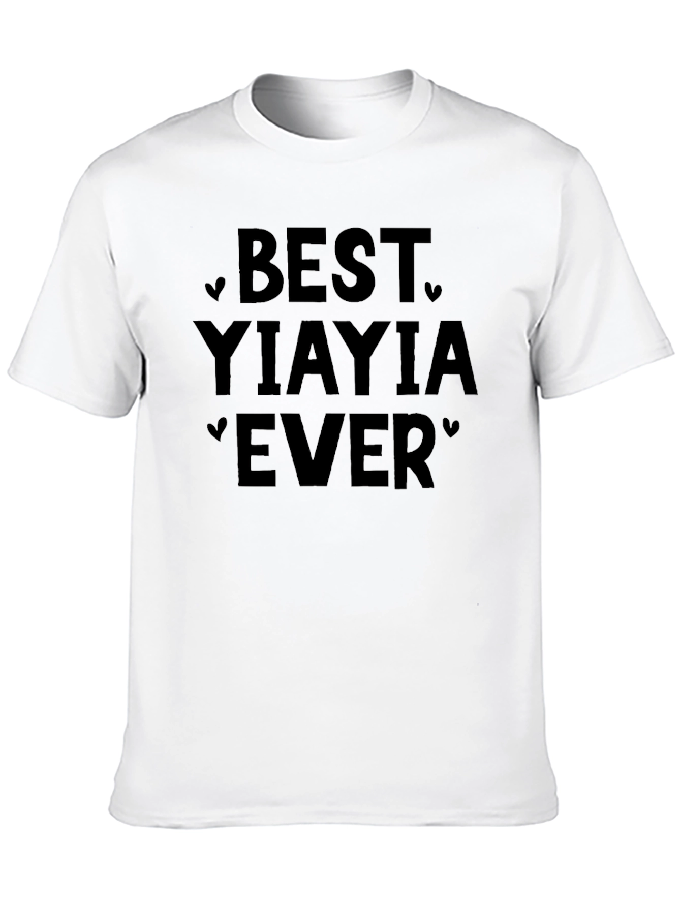 Best Yiayia Ever T-Shirt - Black