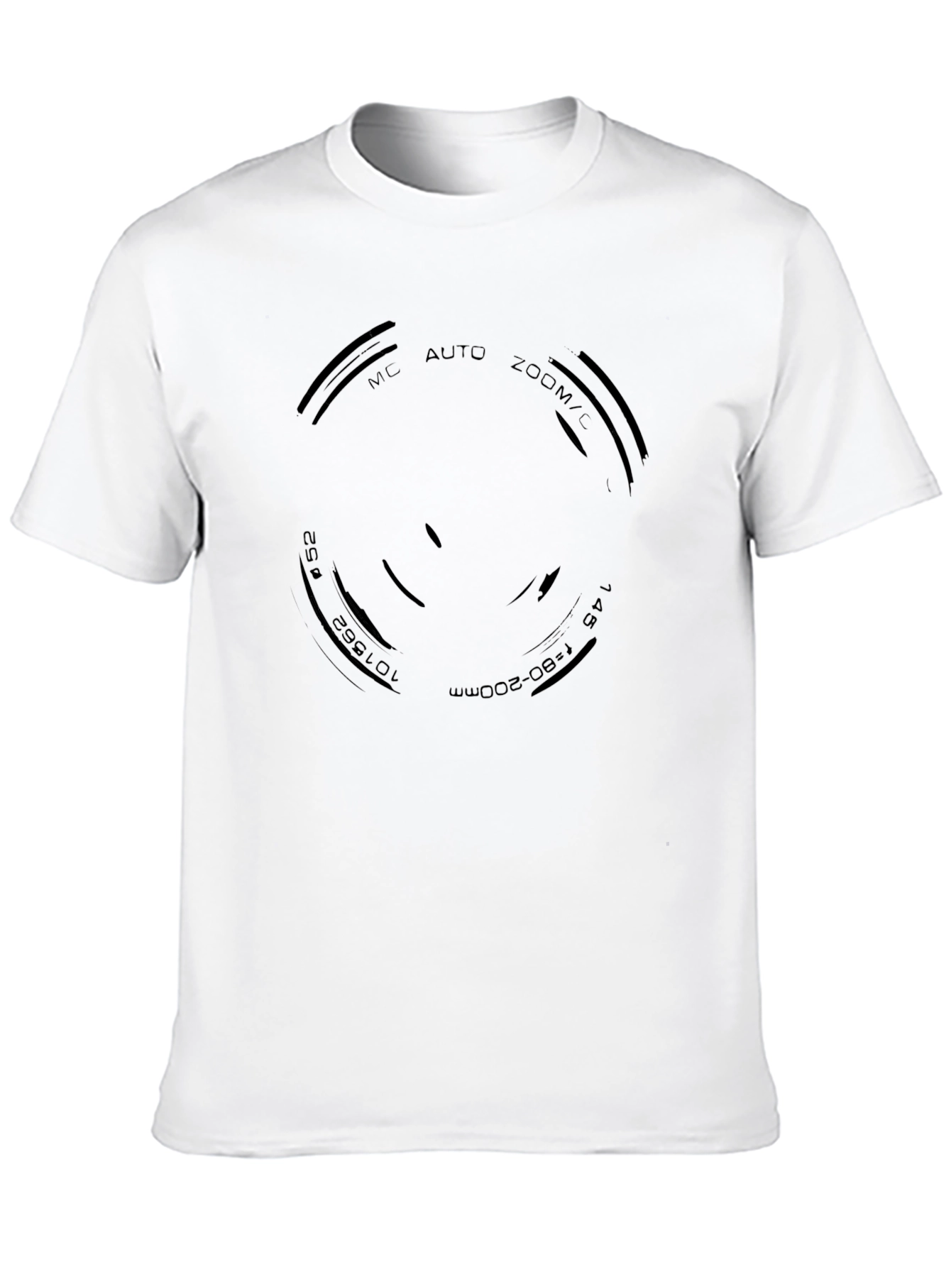 Camera Lens Graphic Black T-Shirt