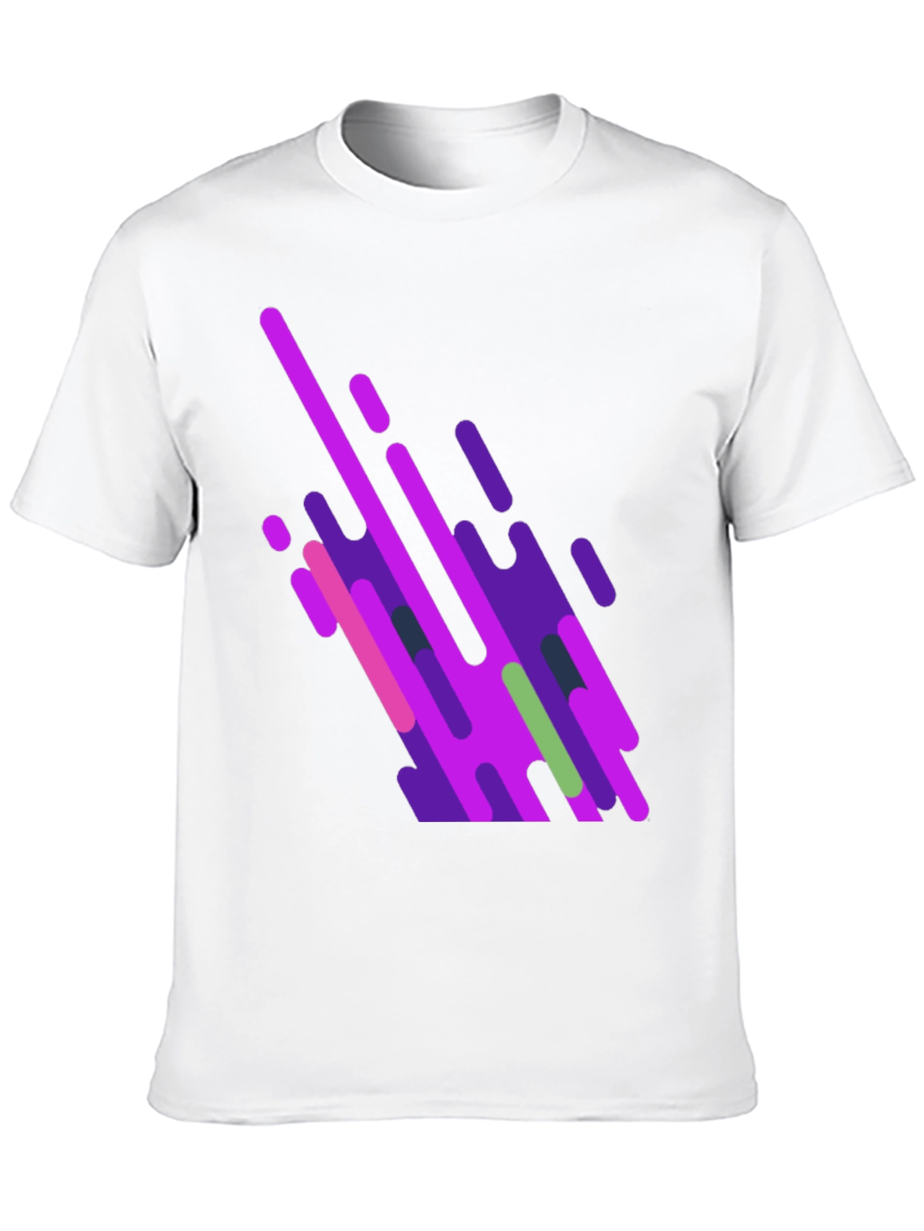 Abstract Graphic Black T-Shirt