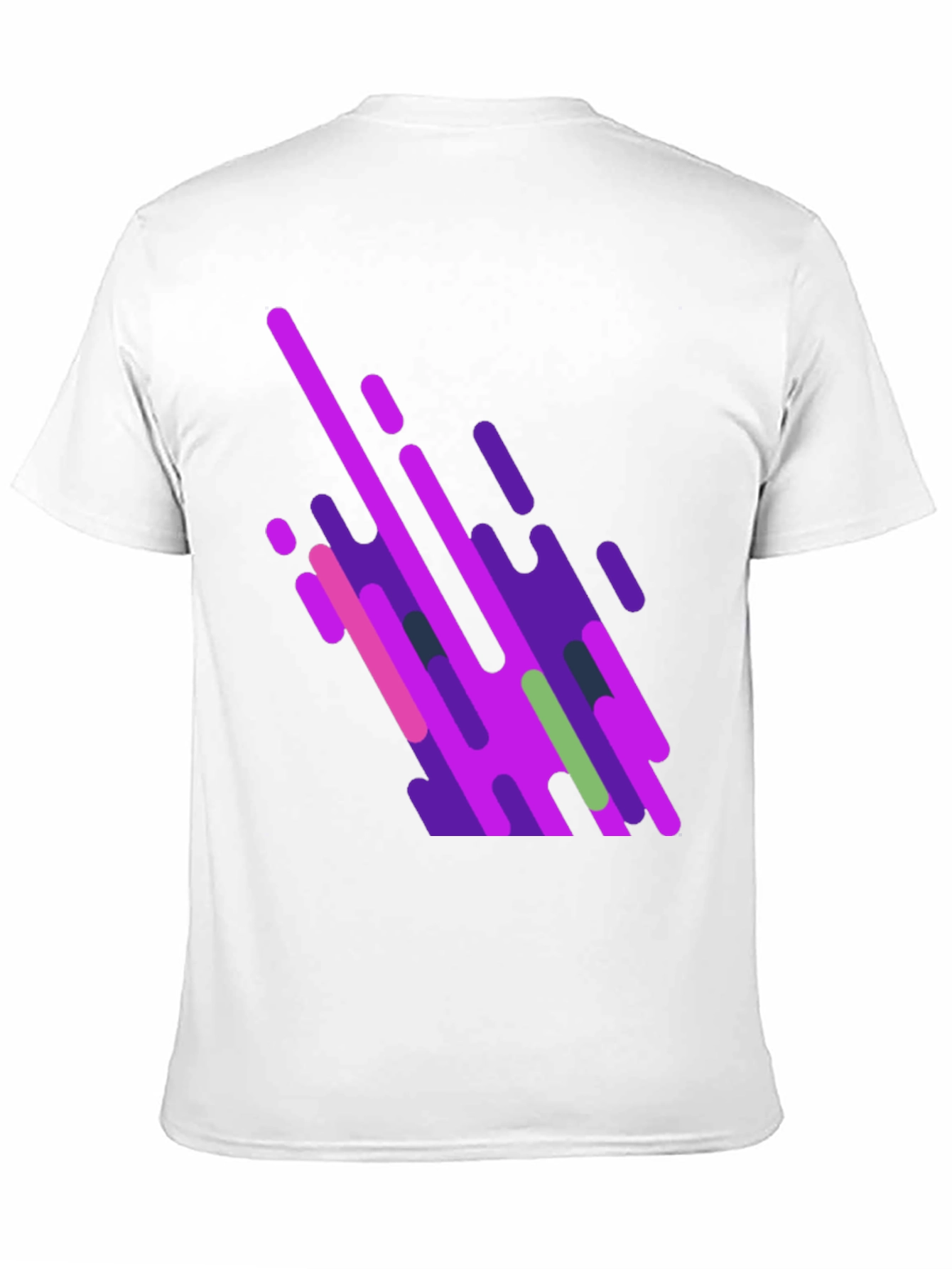 Abstract Graphic Black T-Shirt