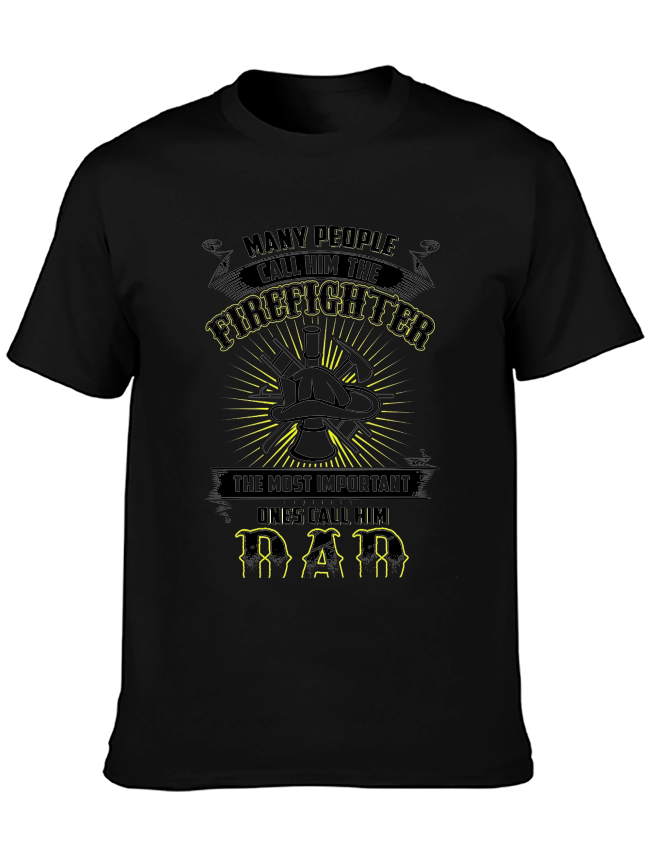 Firefighter Dad T-Shirt - Heroic Tribute