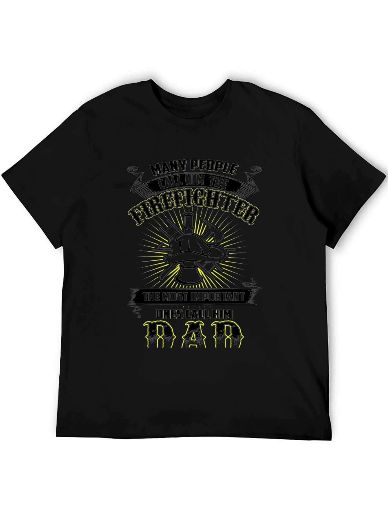 Firefighter Dad T-Shirt - Heroic Tribute