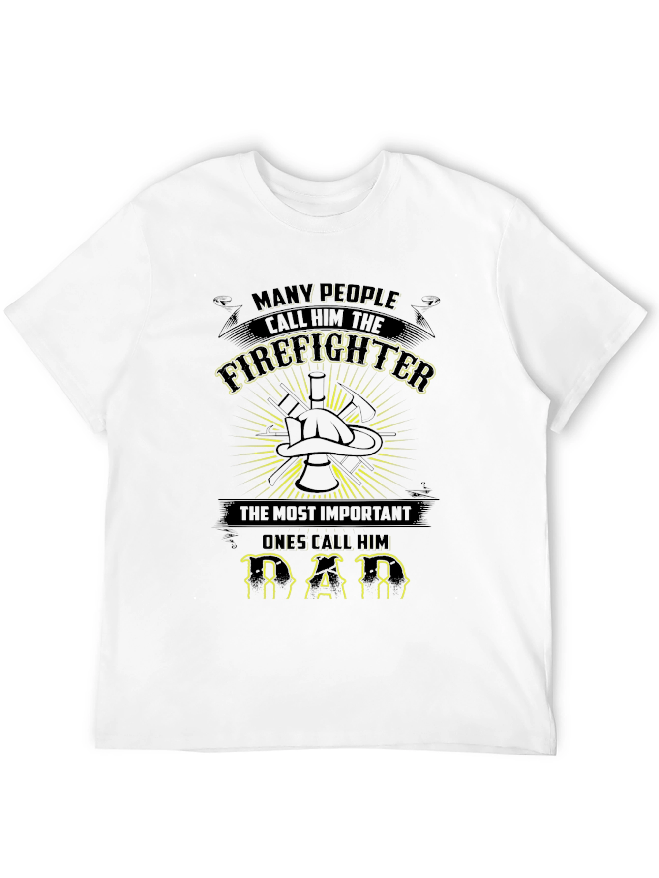 Firefighter Dad T-Shirt - Heroic Tribute