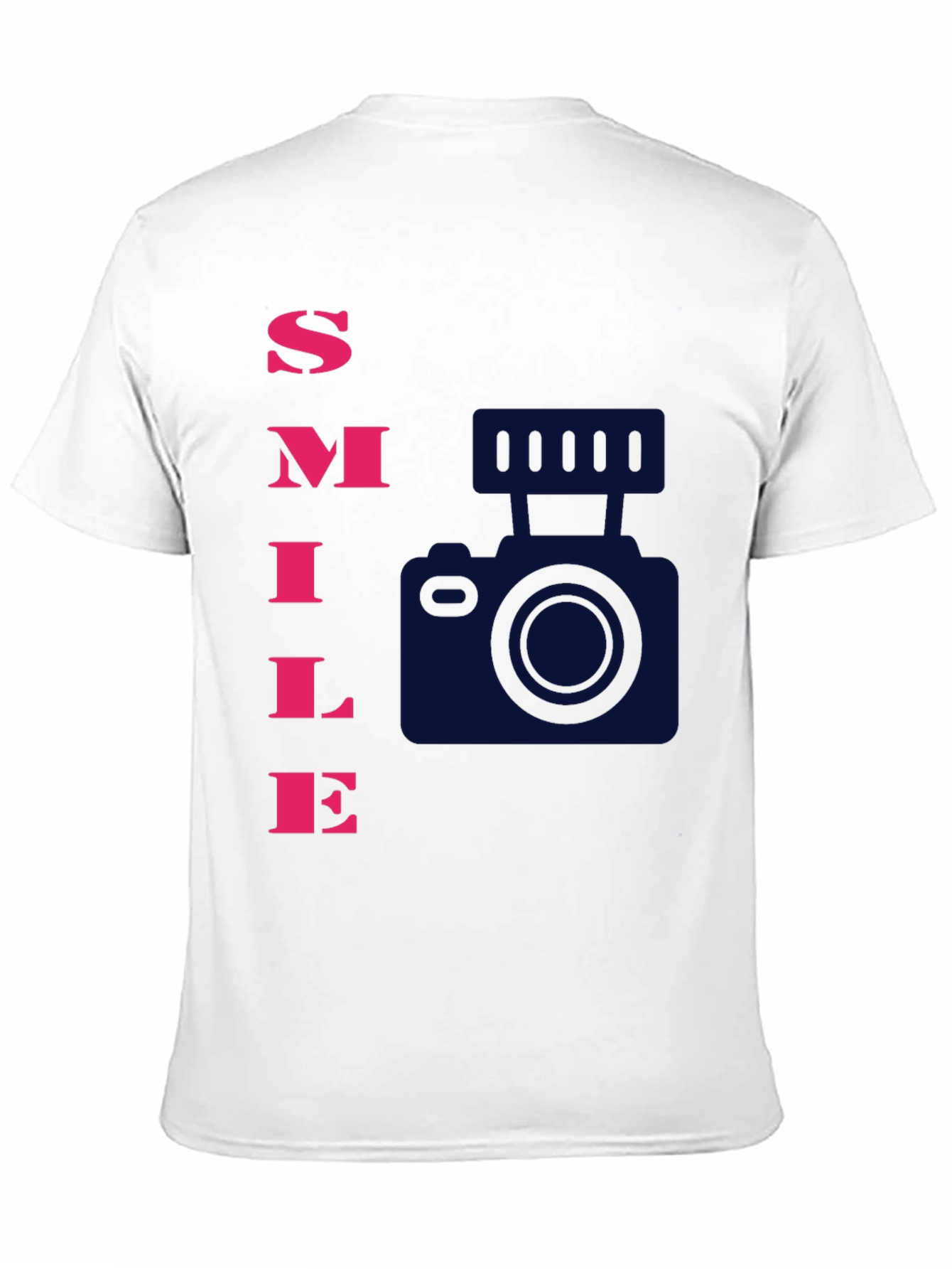 Smile Camera Graphic T-Shirt