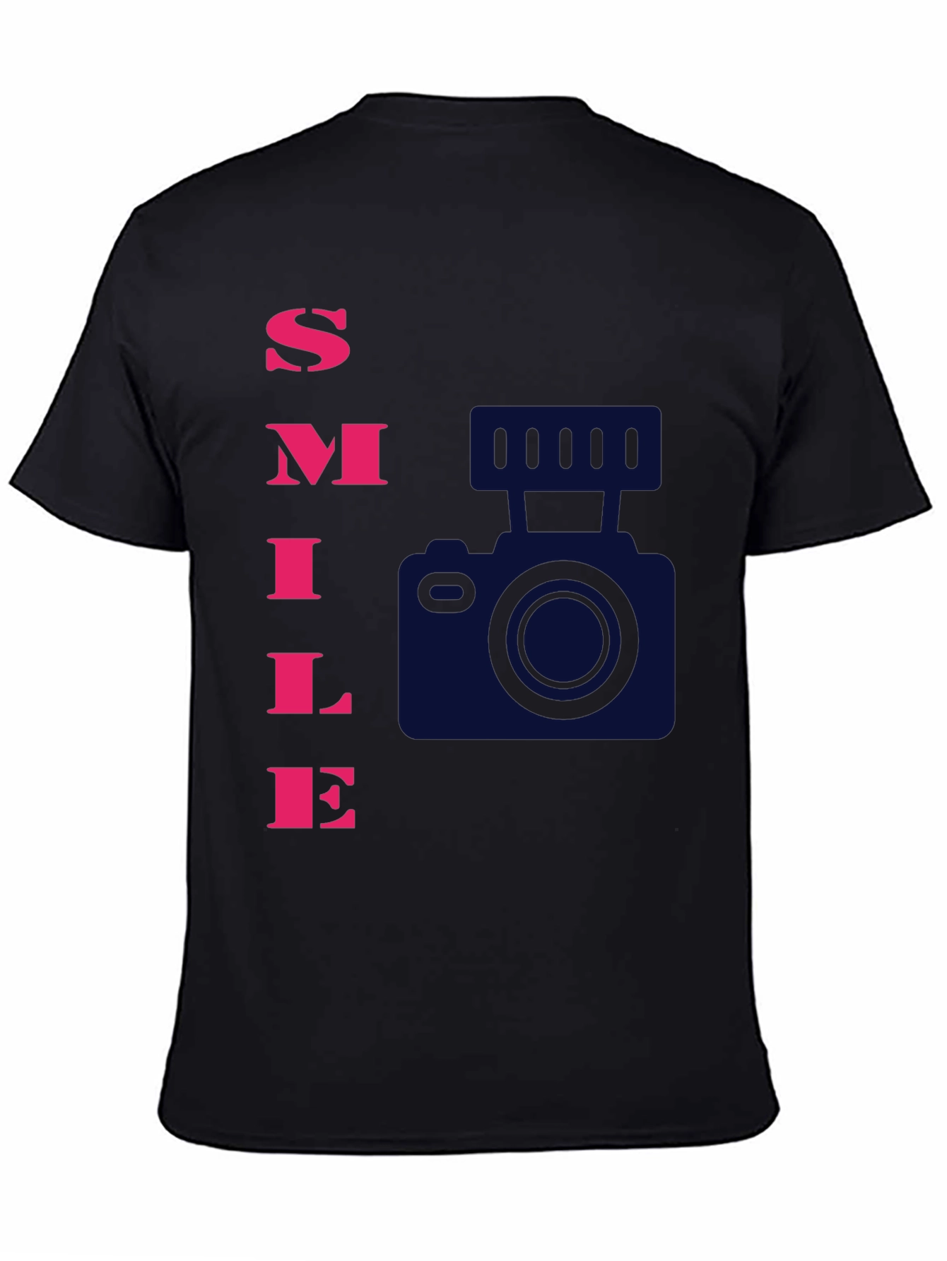Smile Camera Graphic T-Shirt