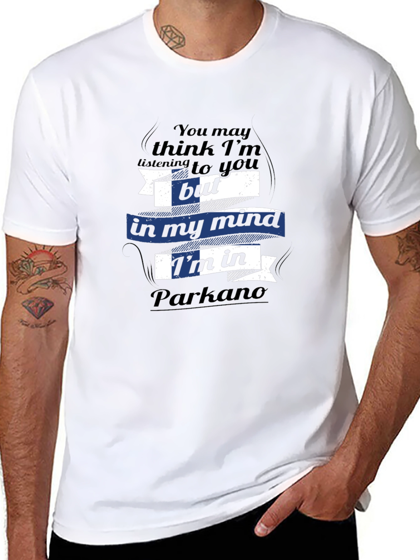 Funny Parkano T-Shirt - Minds Away!