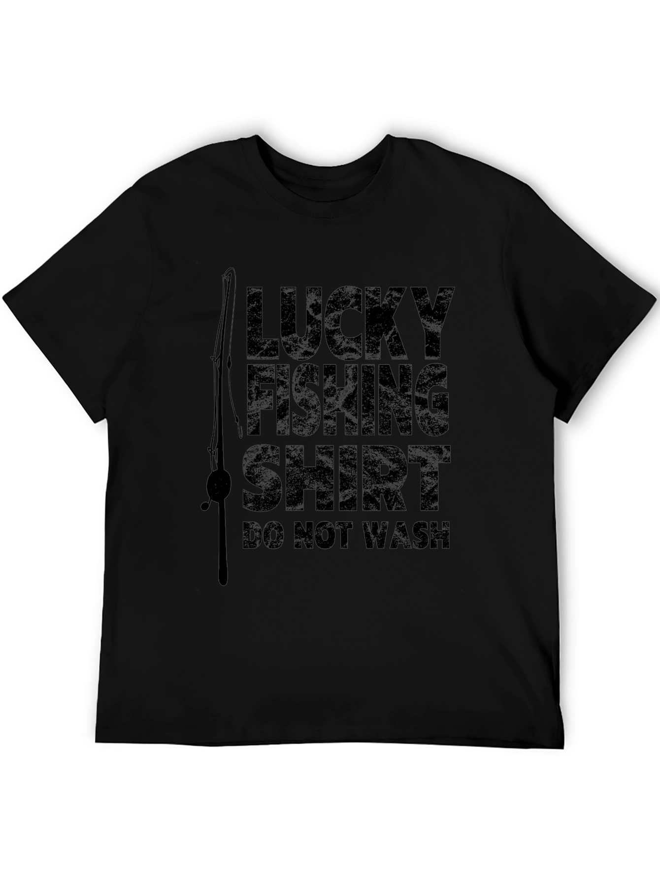 Lucky Fishing Shirt - Novelty Graphic Tee