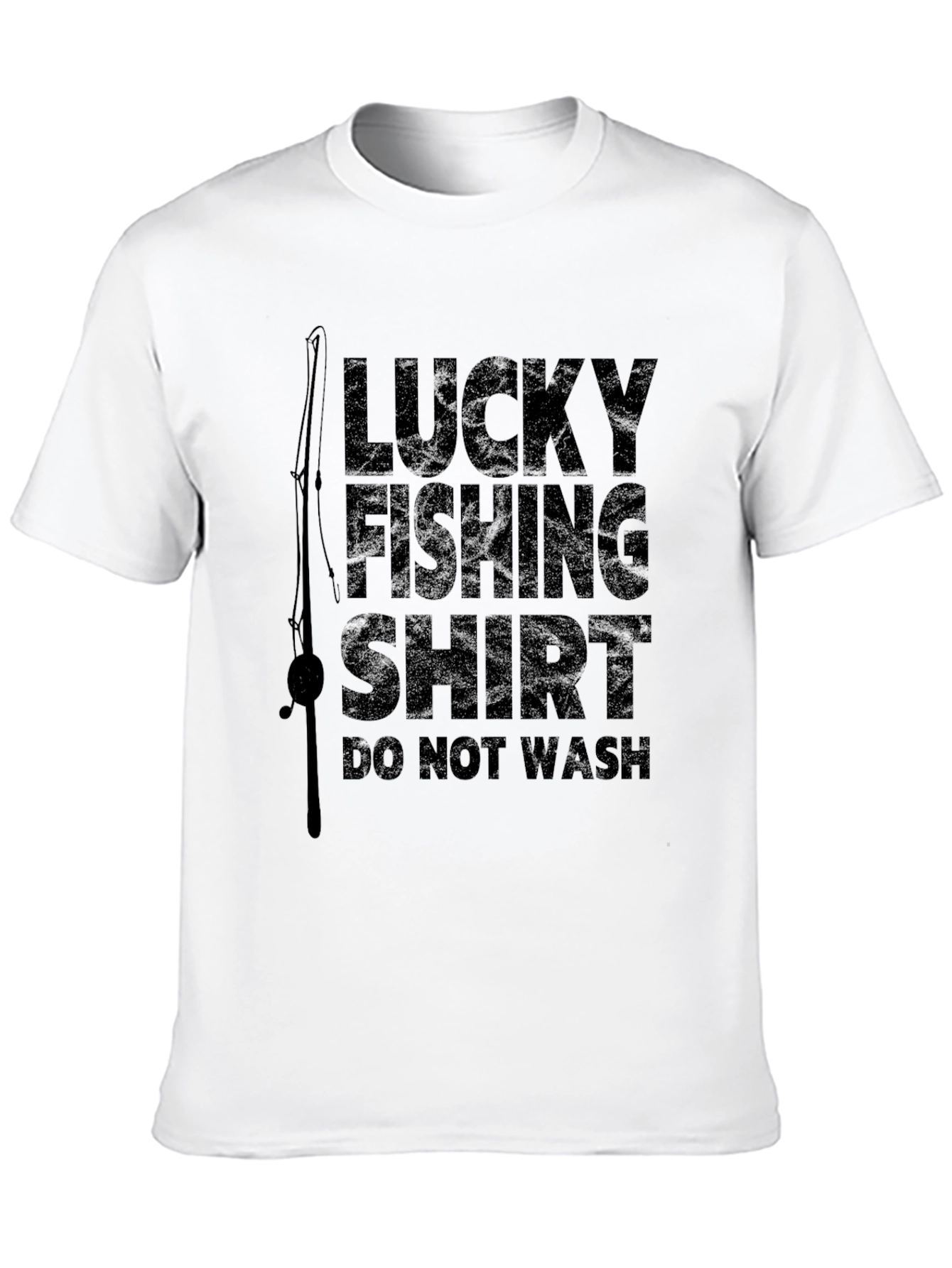 Lucky Fishing Shirt - Novelty Graphic Tee