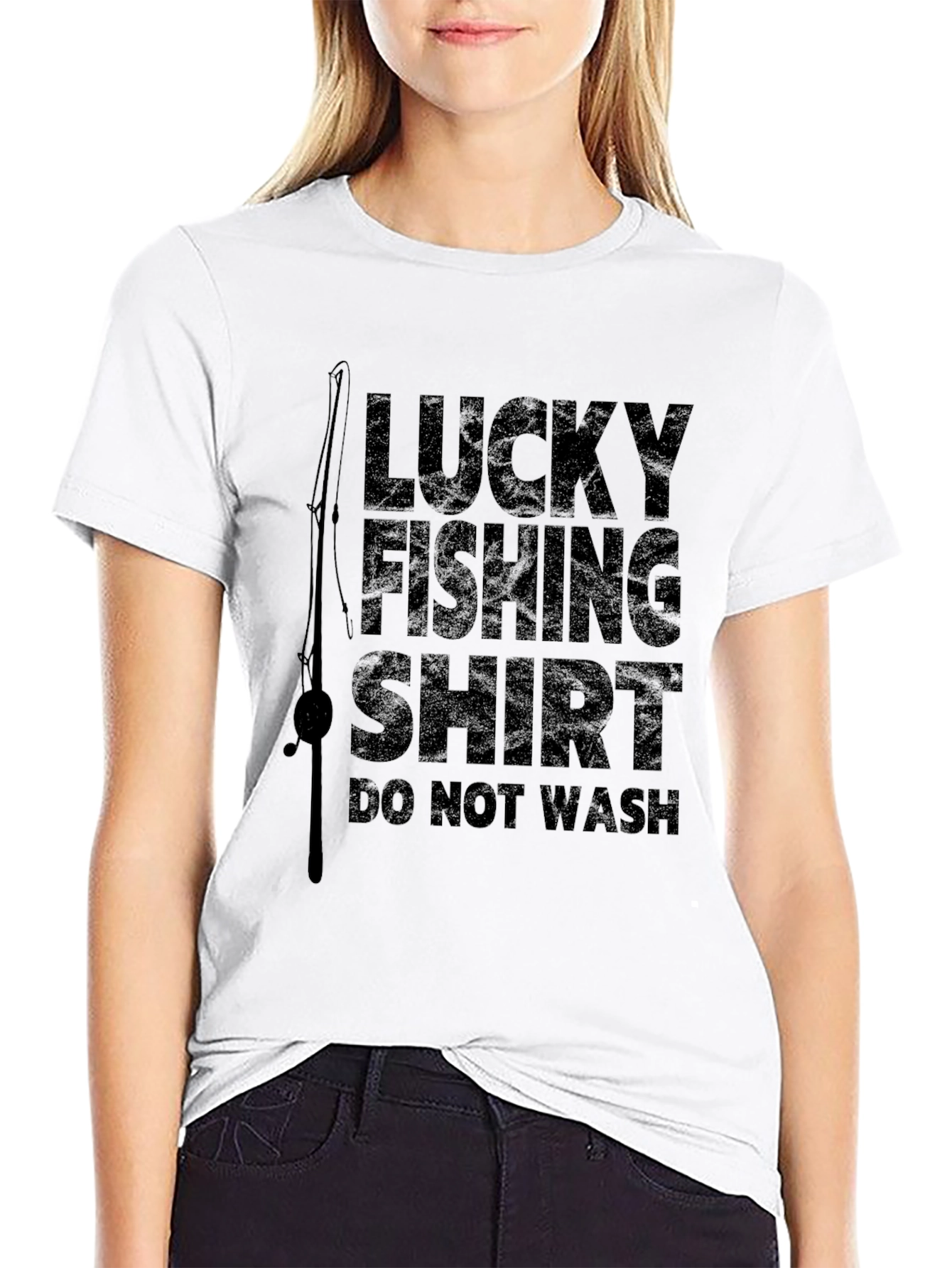 Lucky Fishing Shirt - Novelty Graphic Tee