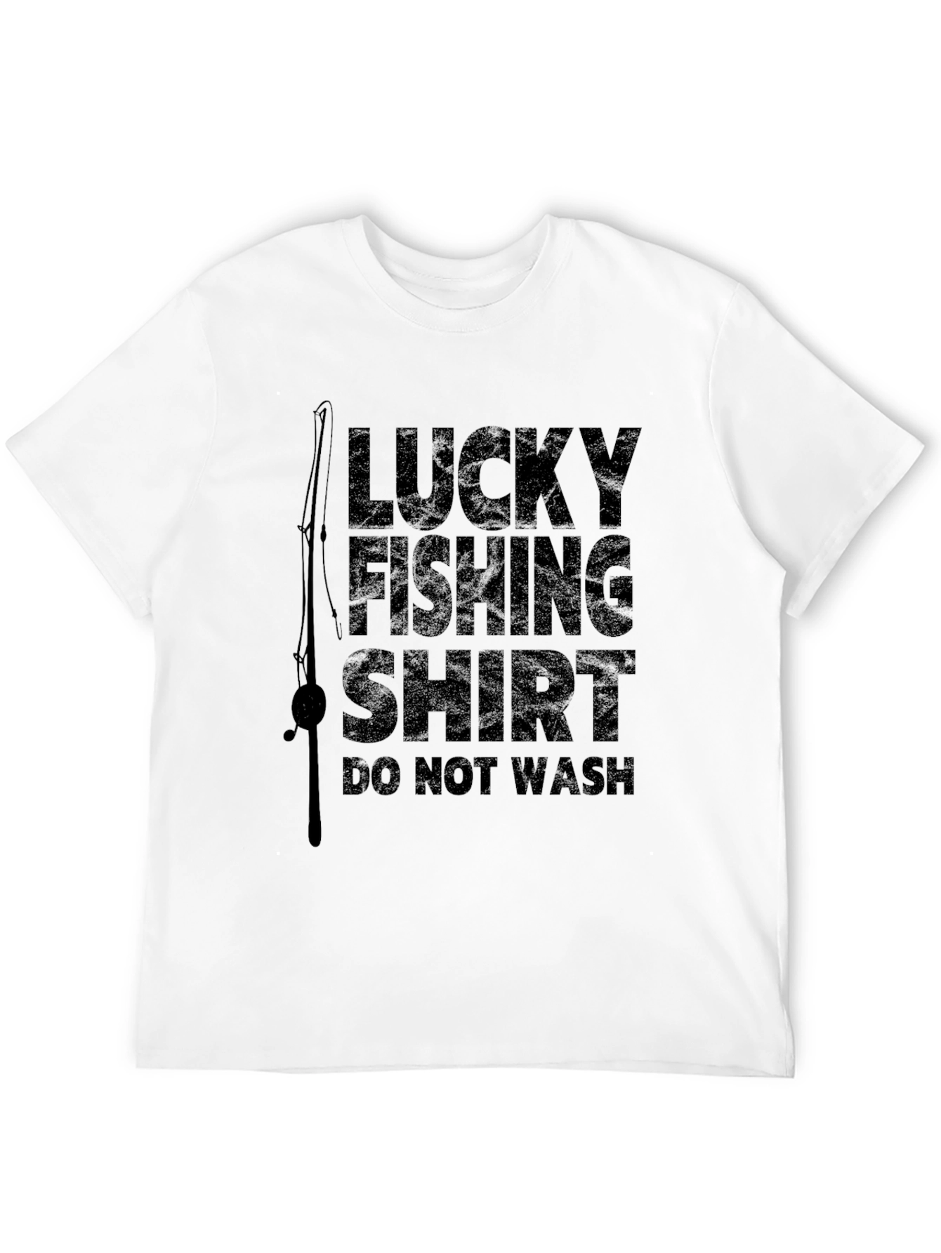 Lucky Fishing Shirt - Novelty Graphic Tee