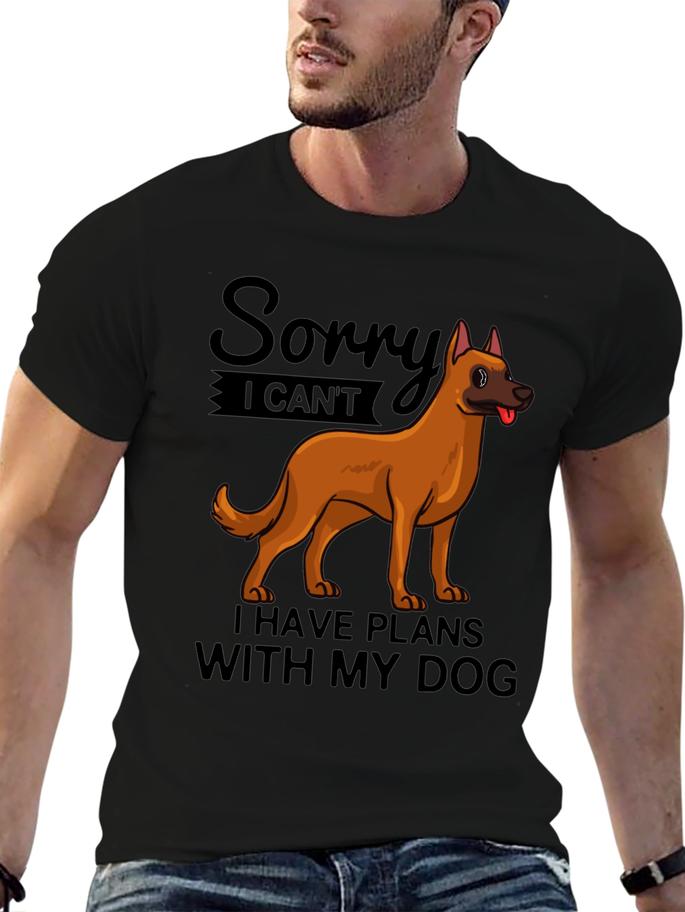 Dog Plans T-Shirt - Sorry I Cant