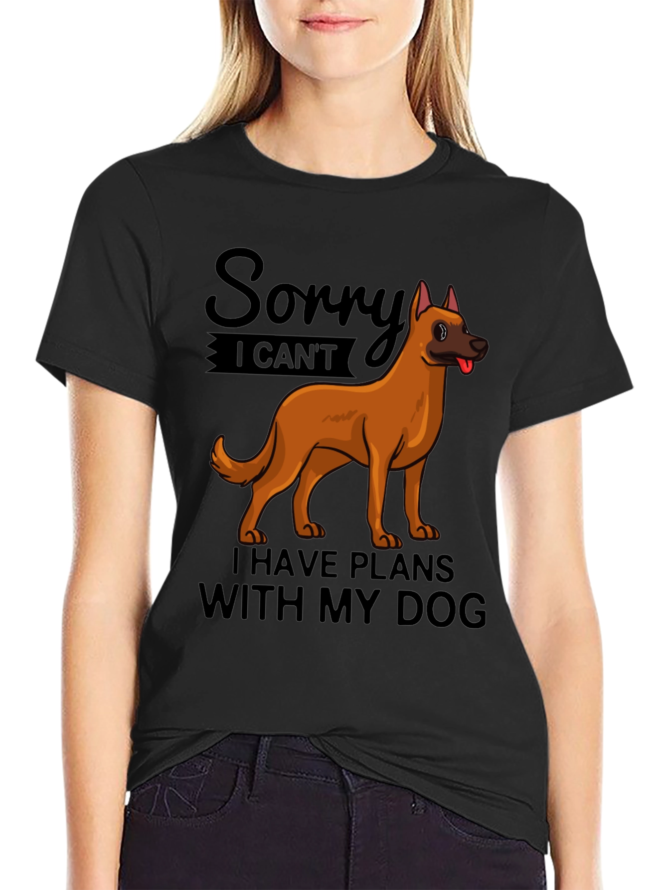 Dog Plans T-Shirt - Sorry I Cant