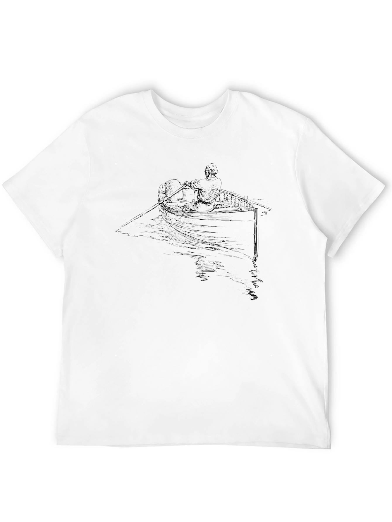 Rowboat Graphic Tee - Classic Black T-Shirt