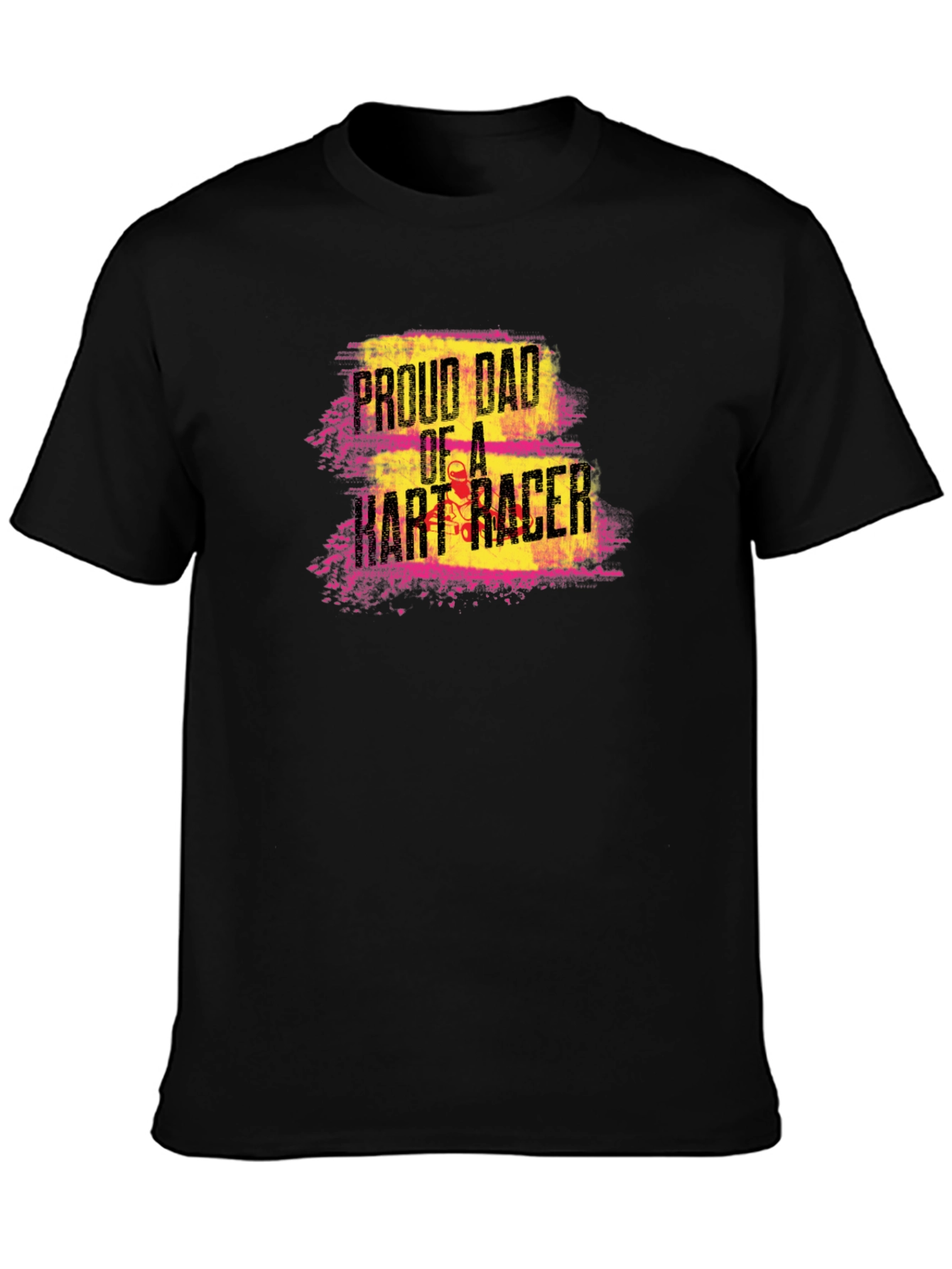 Proud Dad of a Kart Racer Graphic Tee