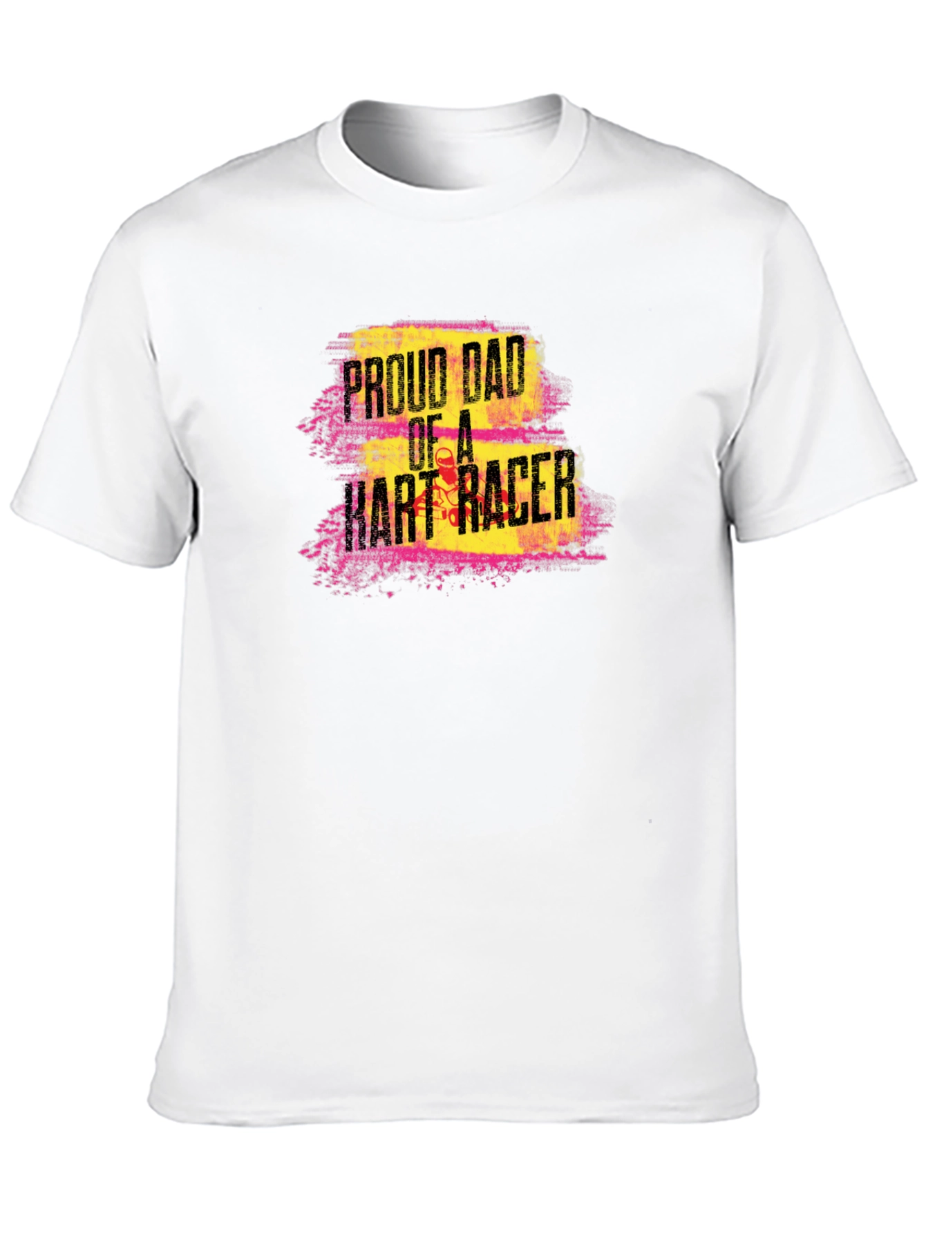 Proud Dad of a Kart Racer Graphic Tee