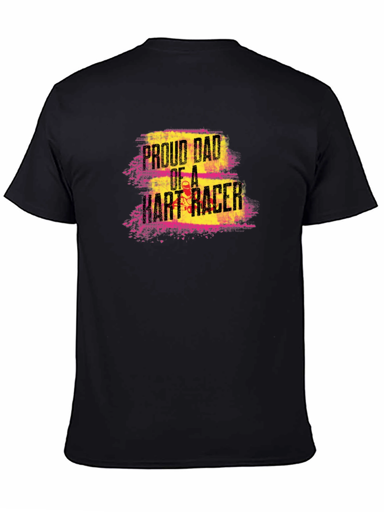 Proud Dad of a Kart Racer Graphic Tee