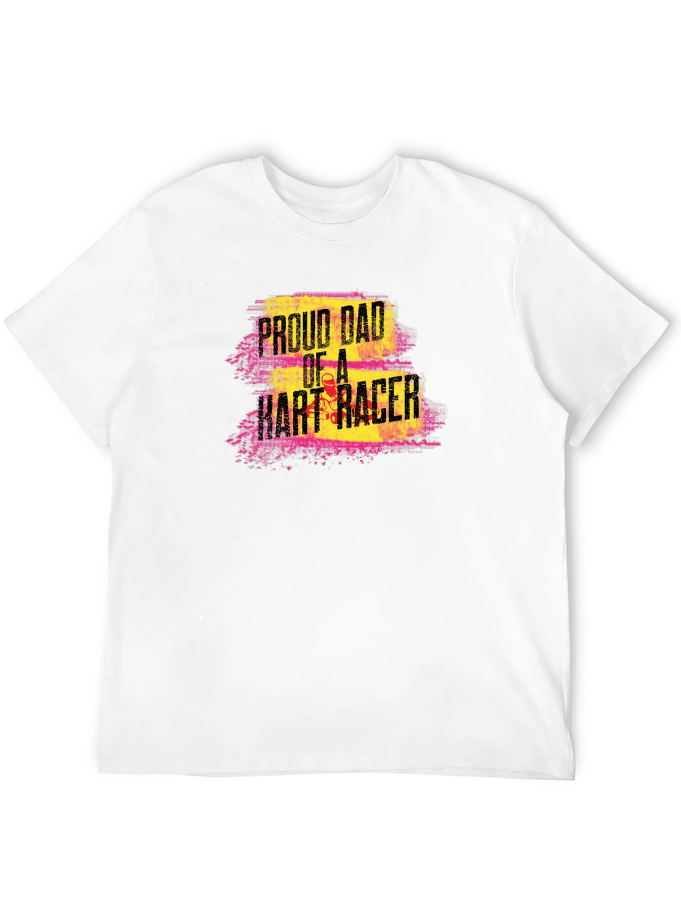 Proud Dad of a Kart Racer Graphic Tee