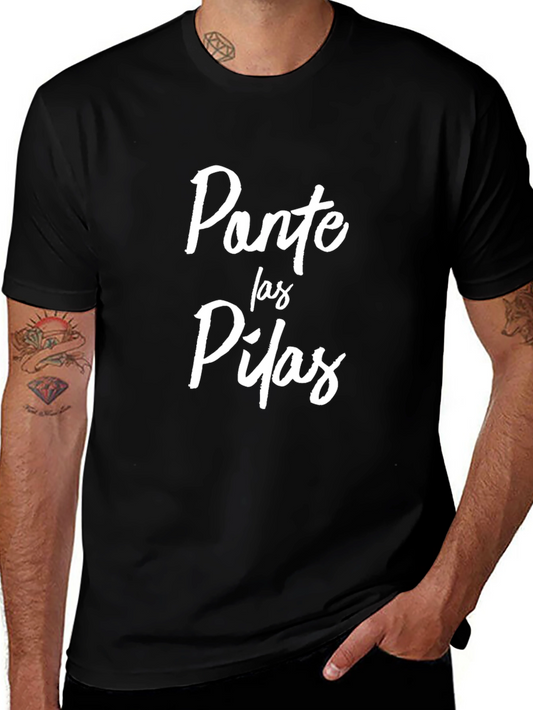 Ponte Las Pilas T-Shirt - Black Casual Tee