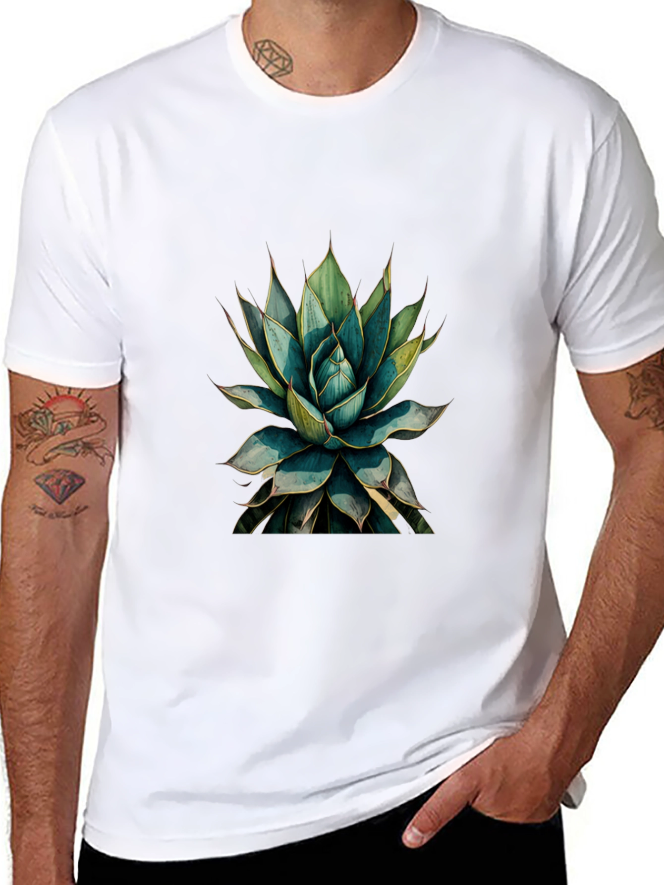 Botanical Graphic Tee - Desert Bloom Shirt