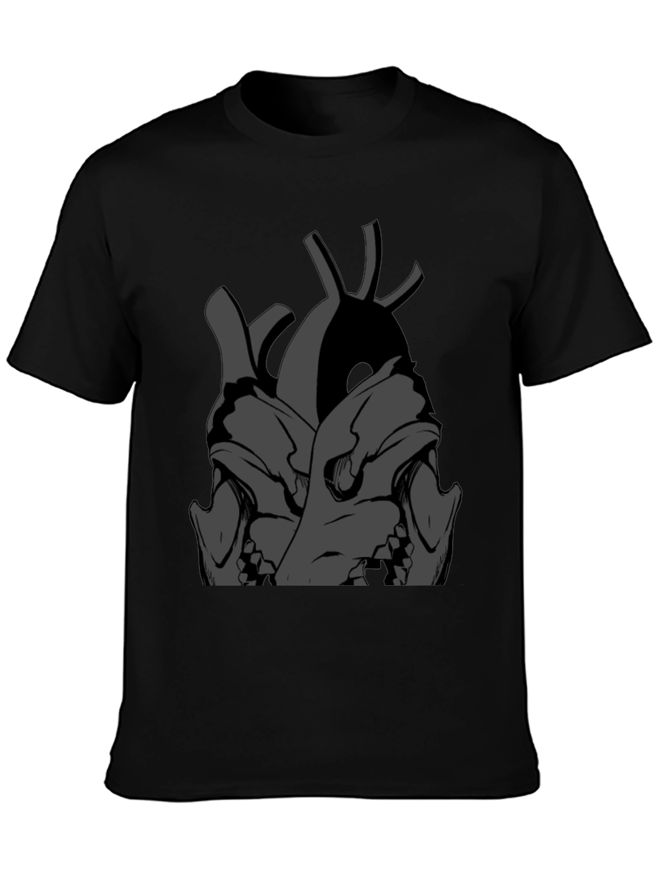 Skull Heart Graphic Tee - Dark & Edgy Style