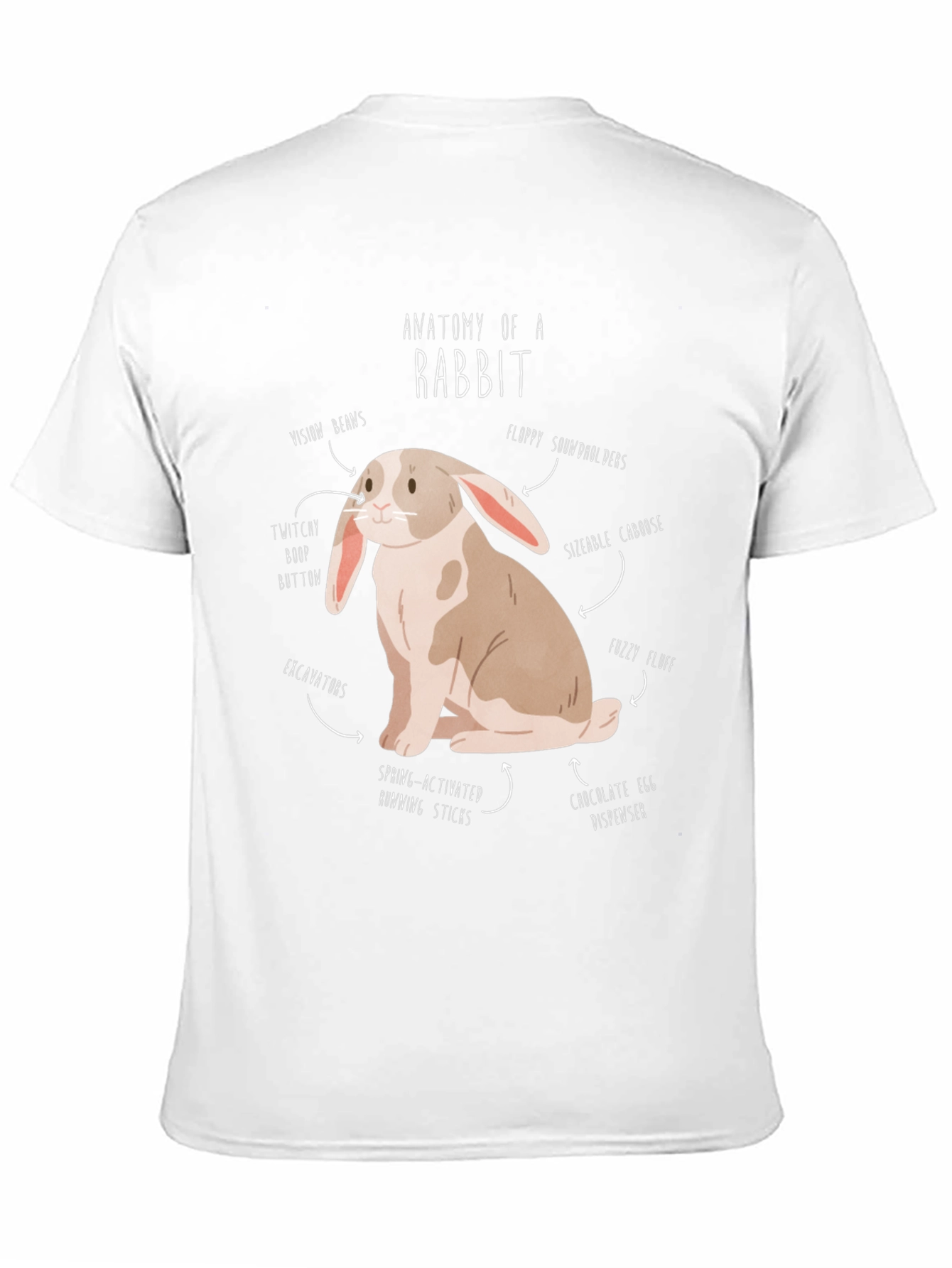 Anatomy of a Rabbit T-Shirt Funny Bunny Tee
